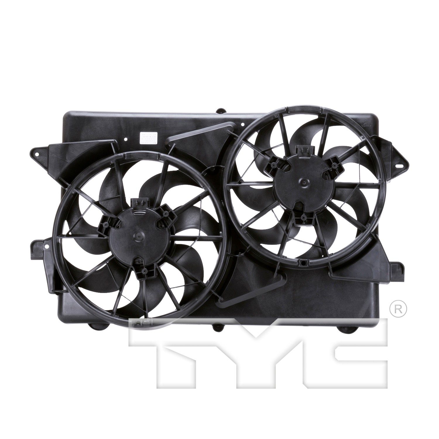 TYC Dual Radiator and Condenser Fan Assembly — image 2