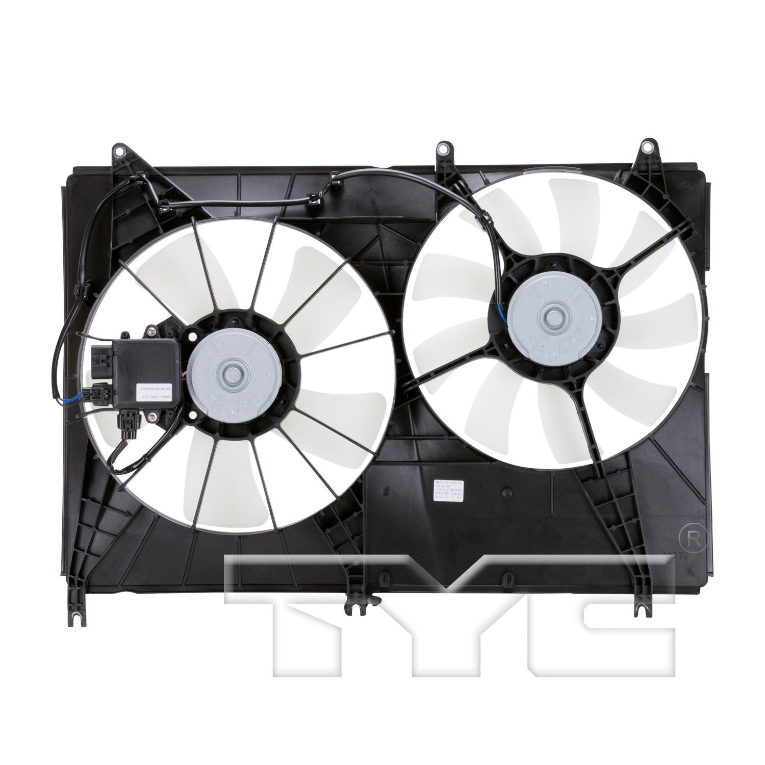 TYC Dual Radiator and Condenser Fan Assembly — image 2