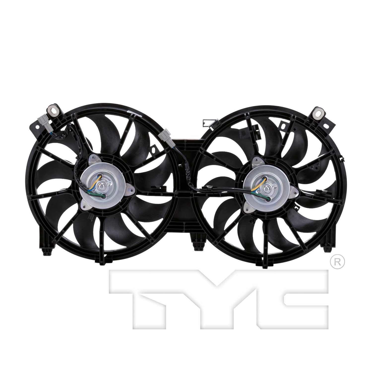 TYC Dual Radiator and Condenser Fan Assembly — image 2
