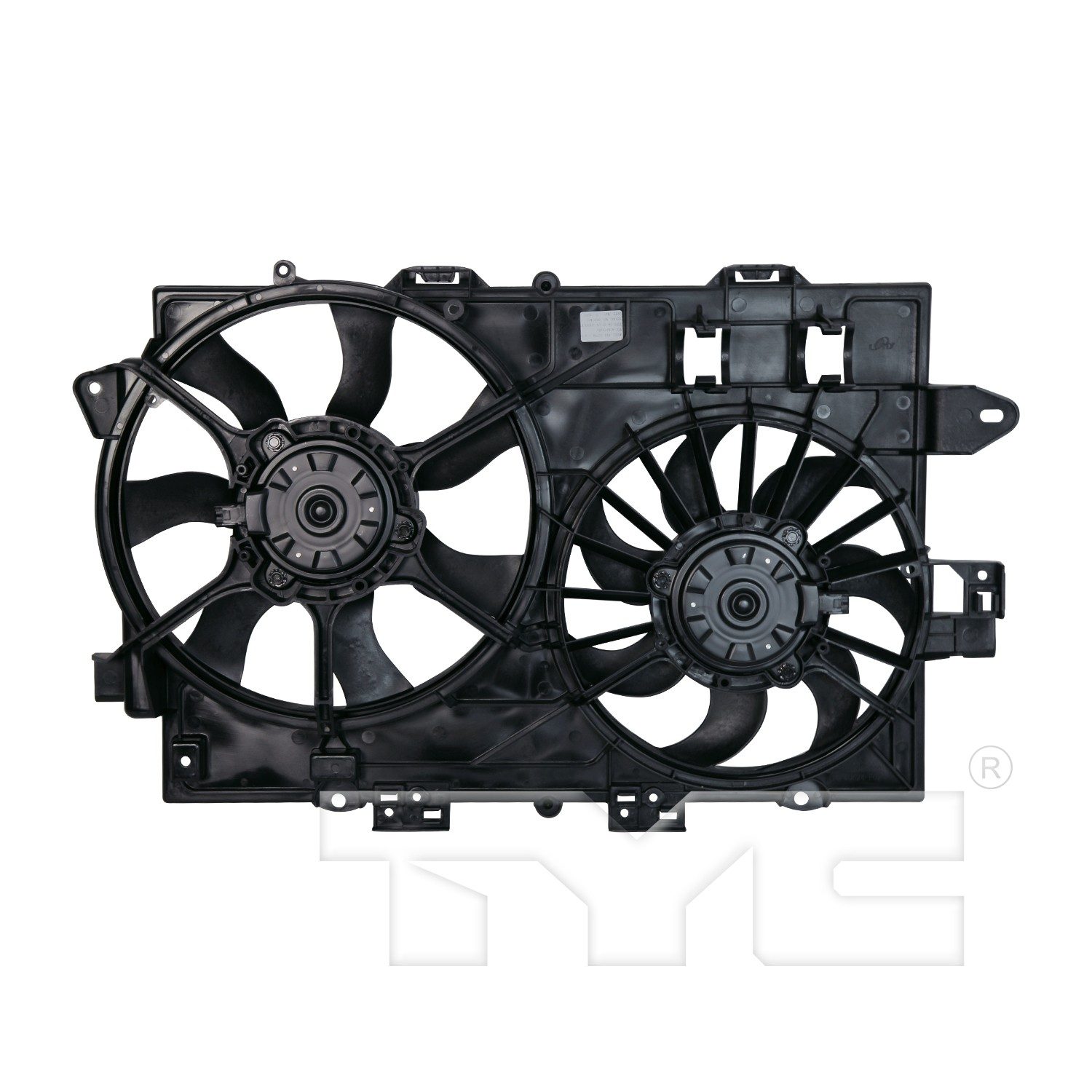 TYC Dual Radiator and Condenser Fan Assembly — image 2