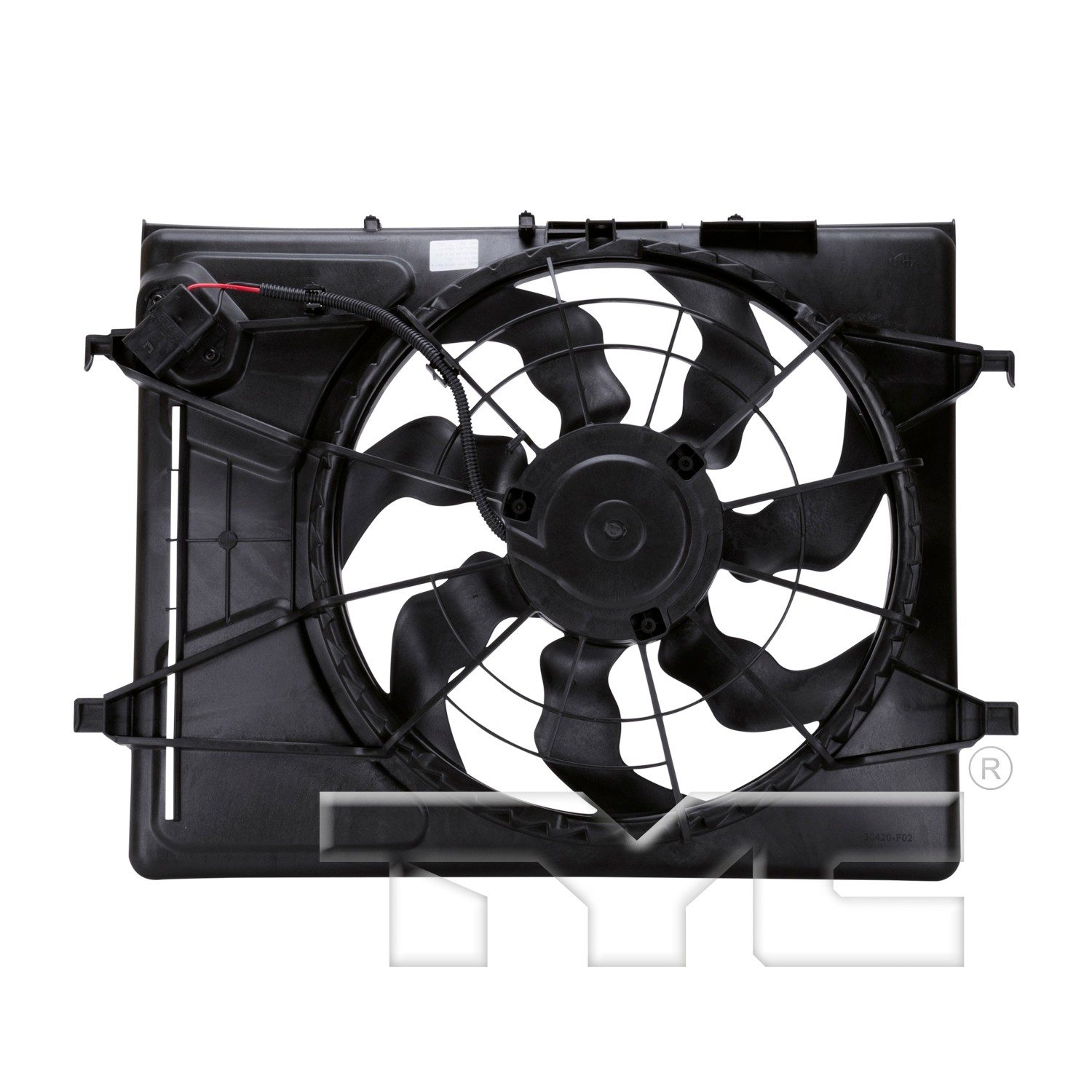 TYC Dual Radiator and Condenser Fan Assembly — image 2