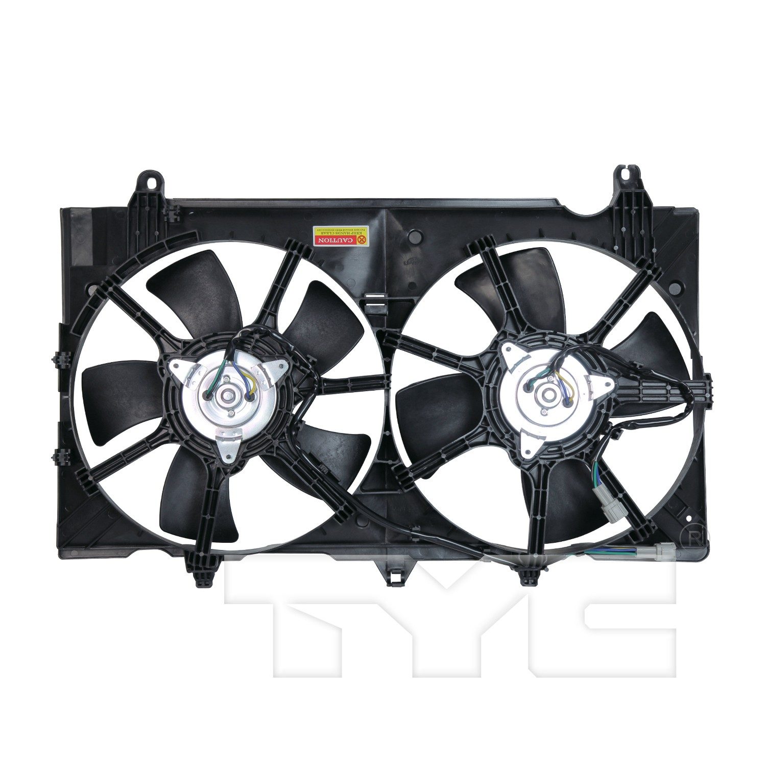 TYC Dual Radiator and Condenser Fan Assembly — image 2