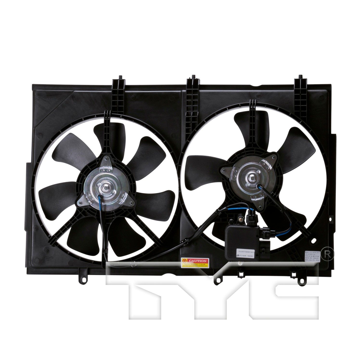 TYC Dual Radiator and Condenser Fan Assembly — image 2