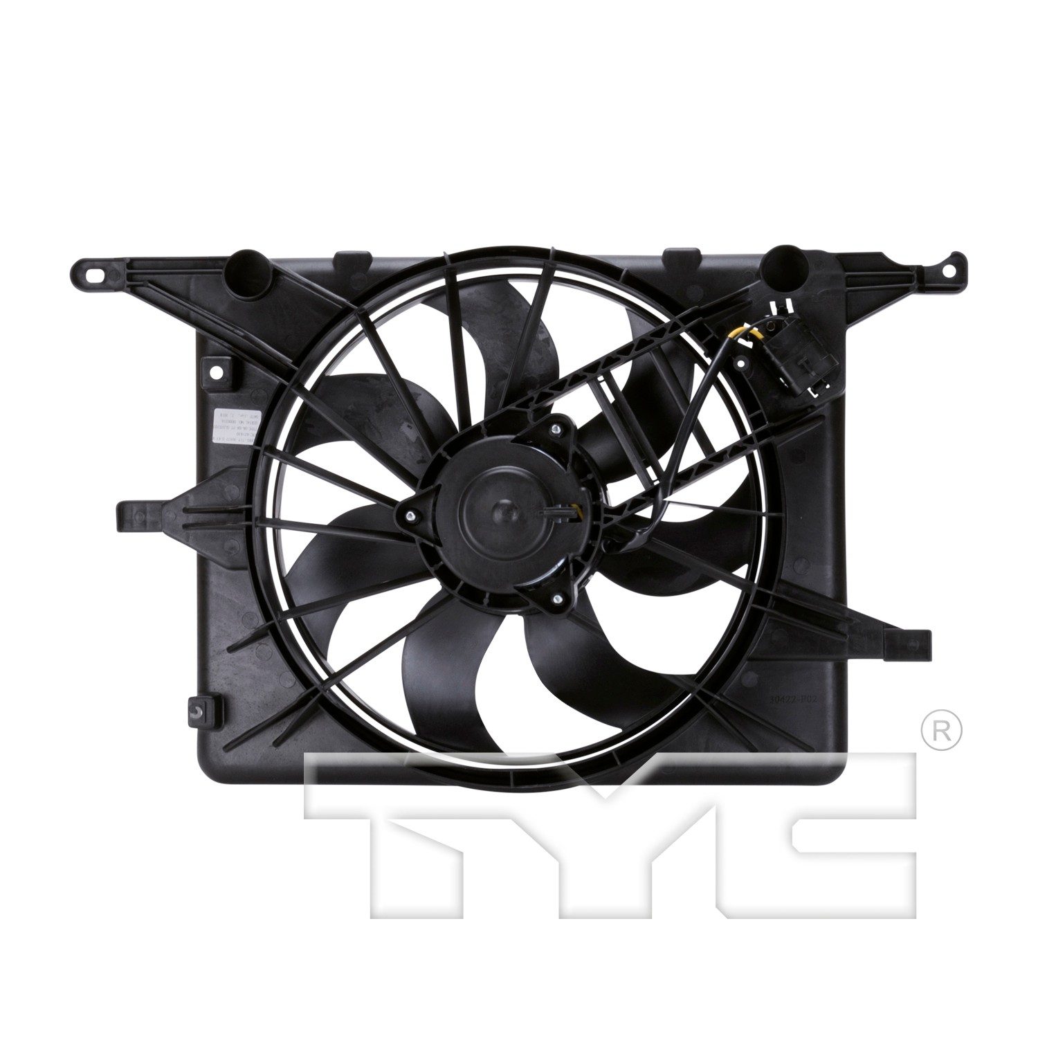 TYC Dual Radiator and Condenser Fan Assembly — image 2