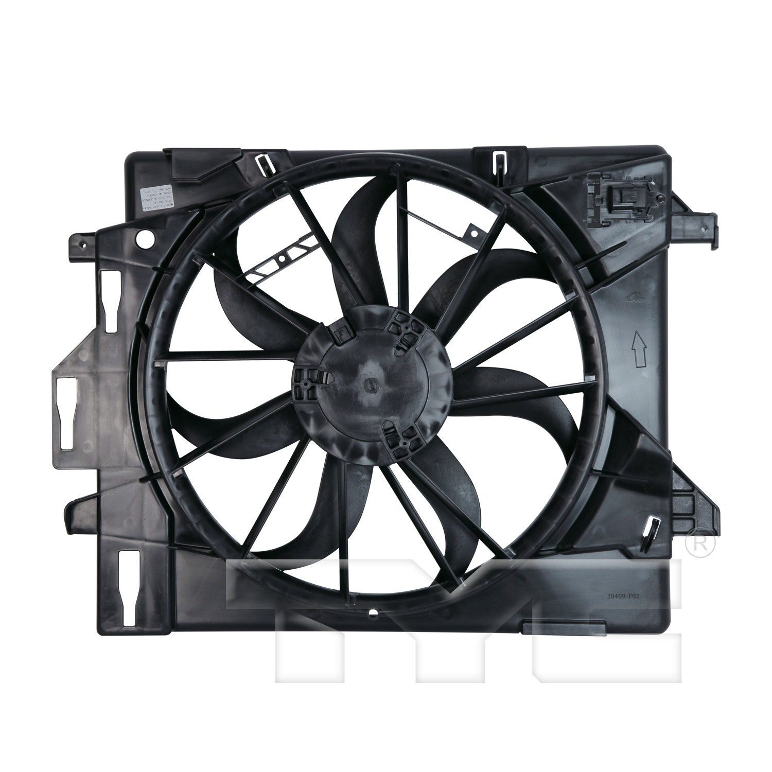 TYC Dual Radiator and Condenser Fan Assembly — image 2