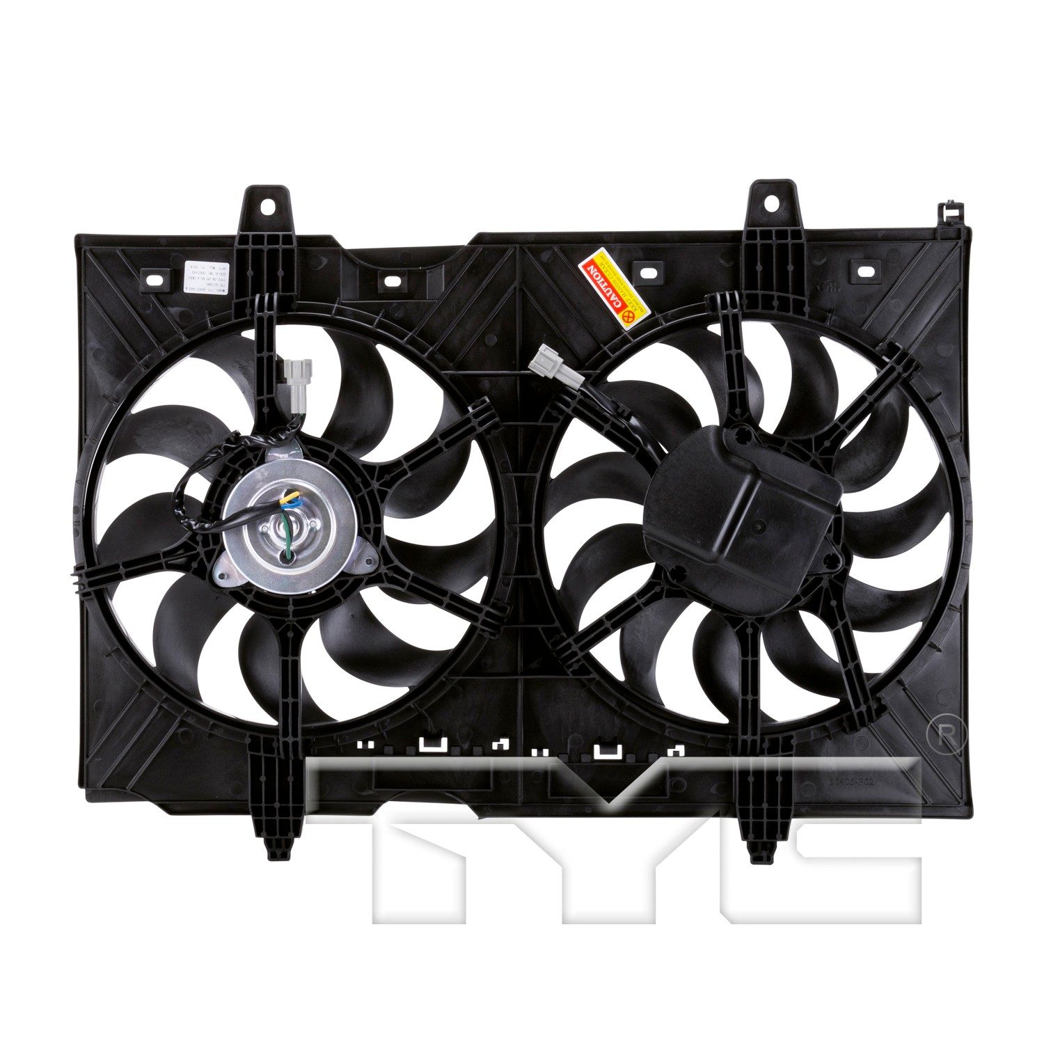 TYC Dual Radiator and Condenser Fan Assembly — image 2