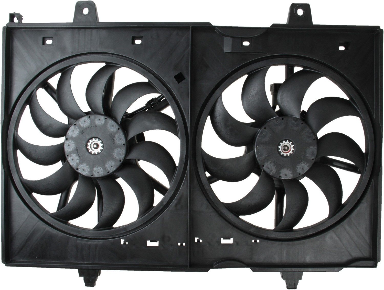 TYC Dual Radiator and Condenser Fan Assembly — image 4