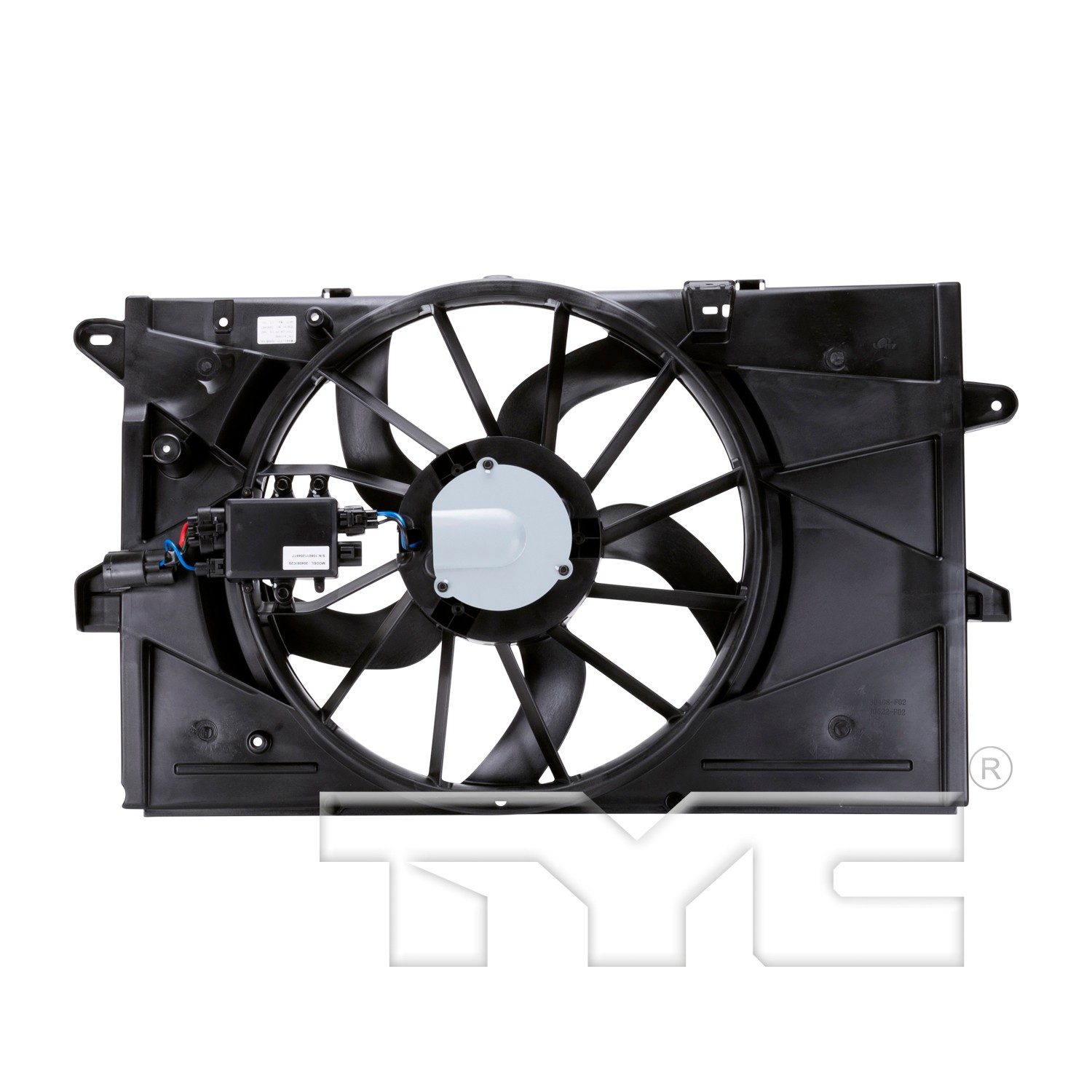 TYC Dual Radiator and Condenser Fan Assembly — image 2
