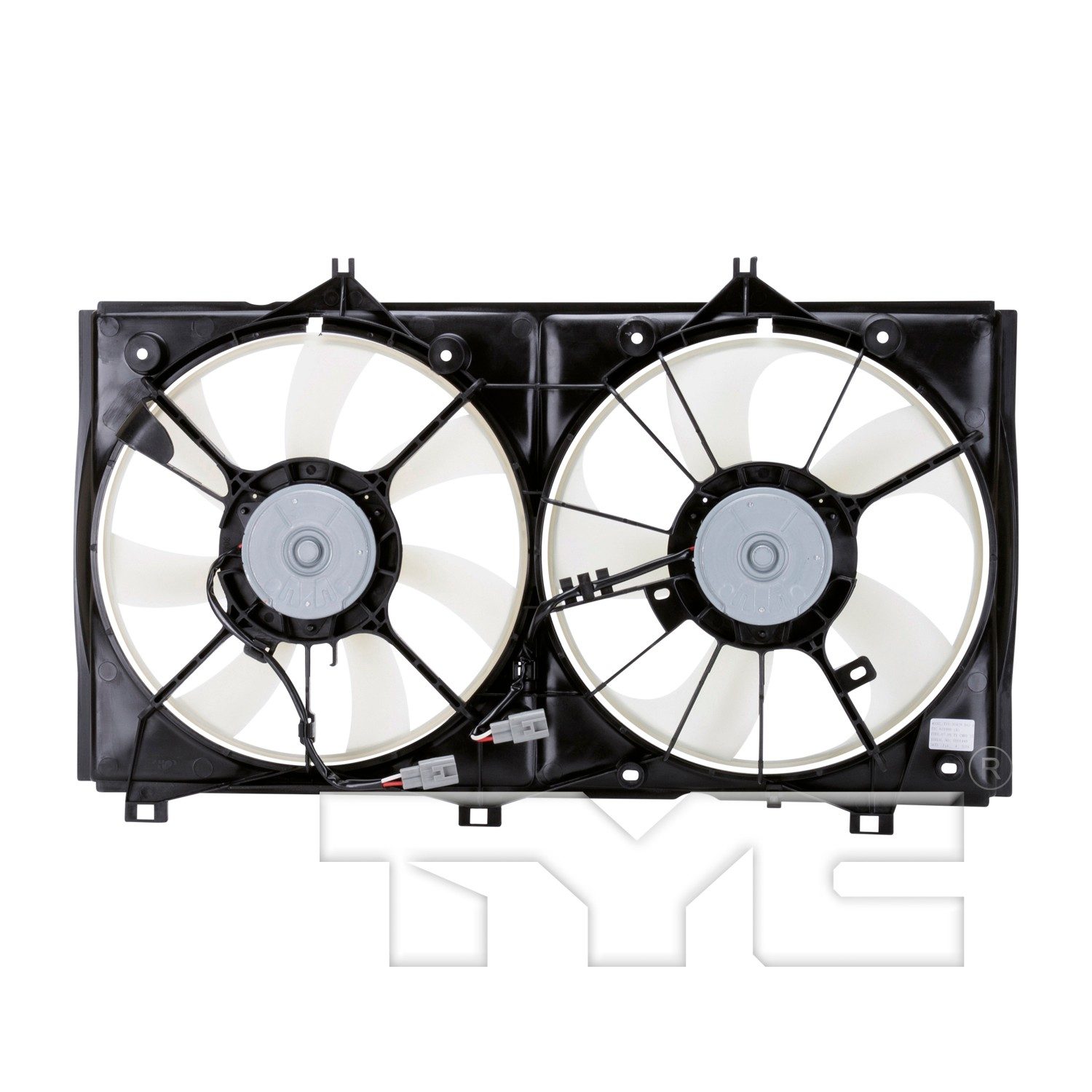 TYC Dual Radiator and Condenser Fan Assembly — image 2
