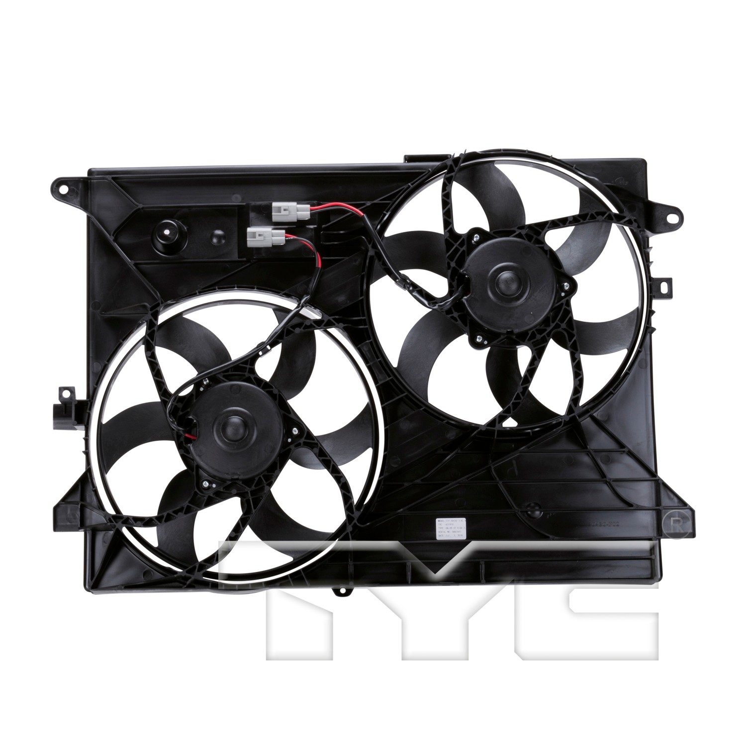 TYC Dual Radiator and Condenser Fan Assembly — image 2