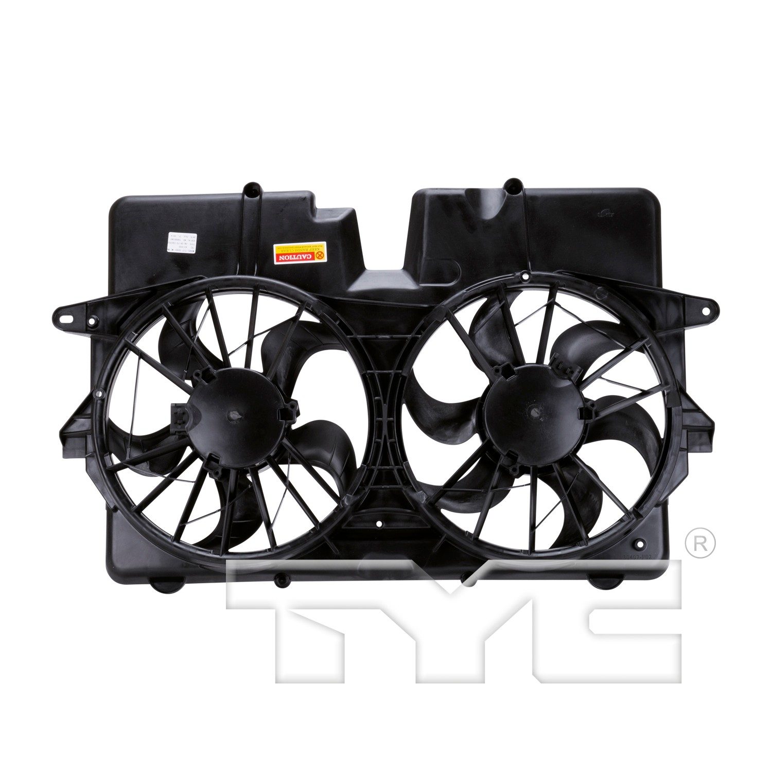 TYC Dual Radiator and Condenser Fan Assembly — image 2
