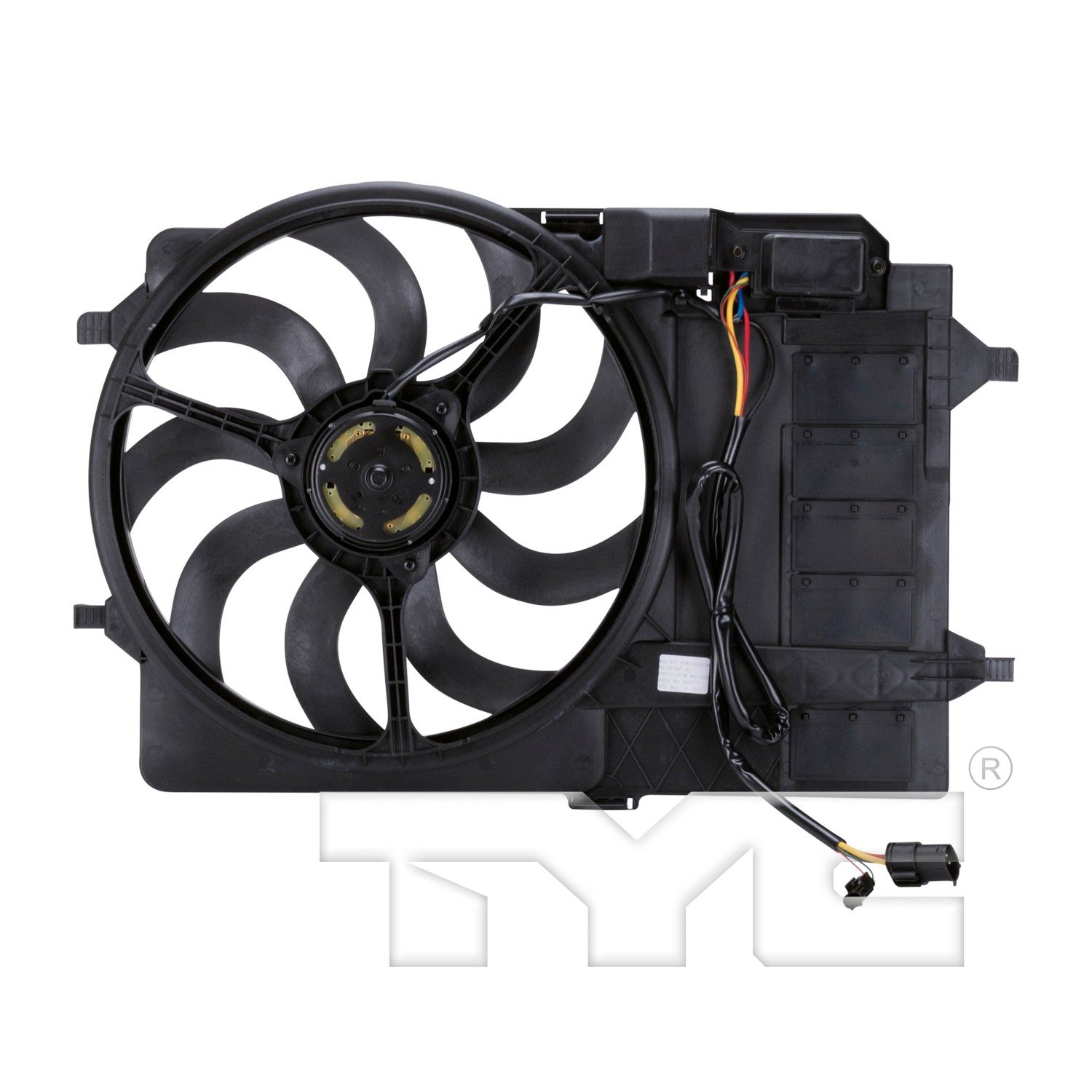 TYC Dual Radiator and Condenser Fan Assembly — image 2