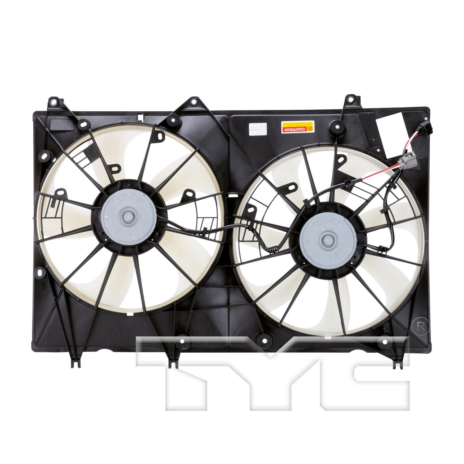 TYC Dual Radiator and Condenser Fan Assembly — image 2
