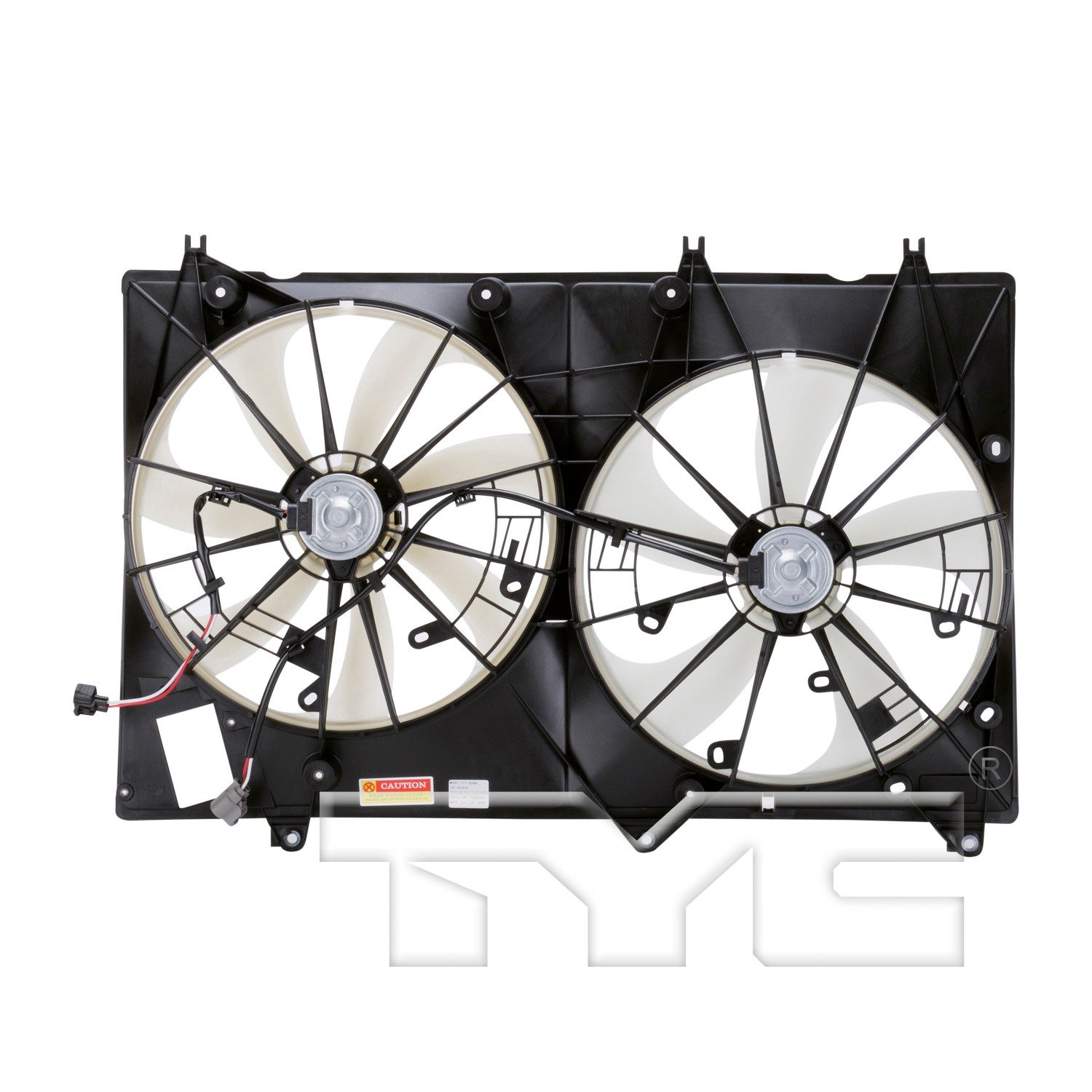 TYC Dual Radiator and Condenser Fan Assembly — image 2