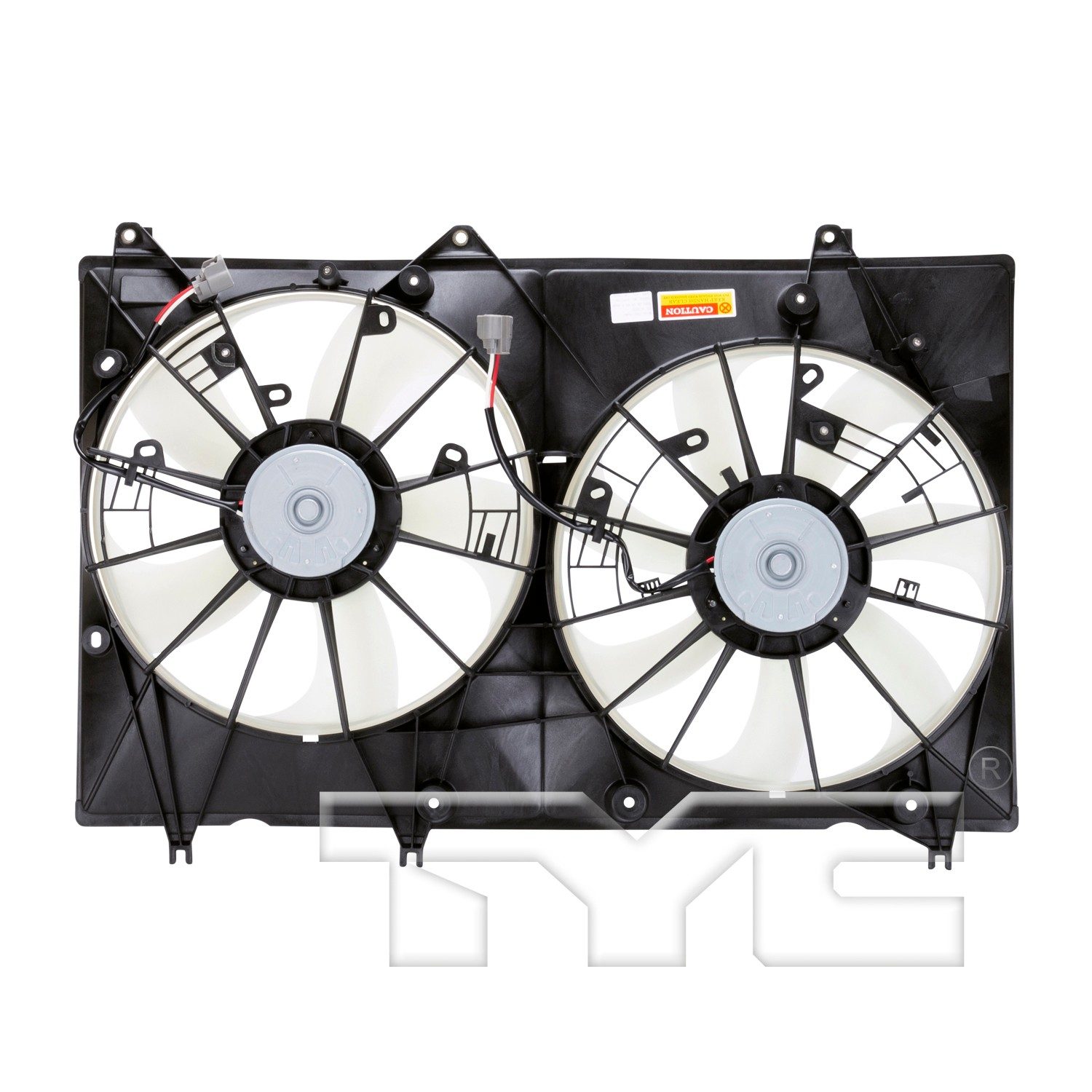 TYC Dual Radiator and Condenser Fan Assembly — image 2