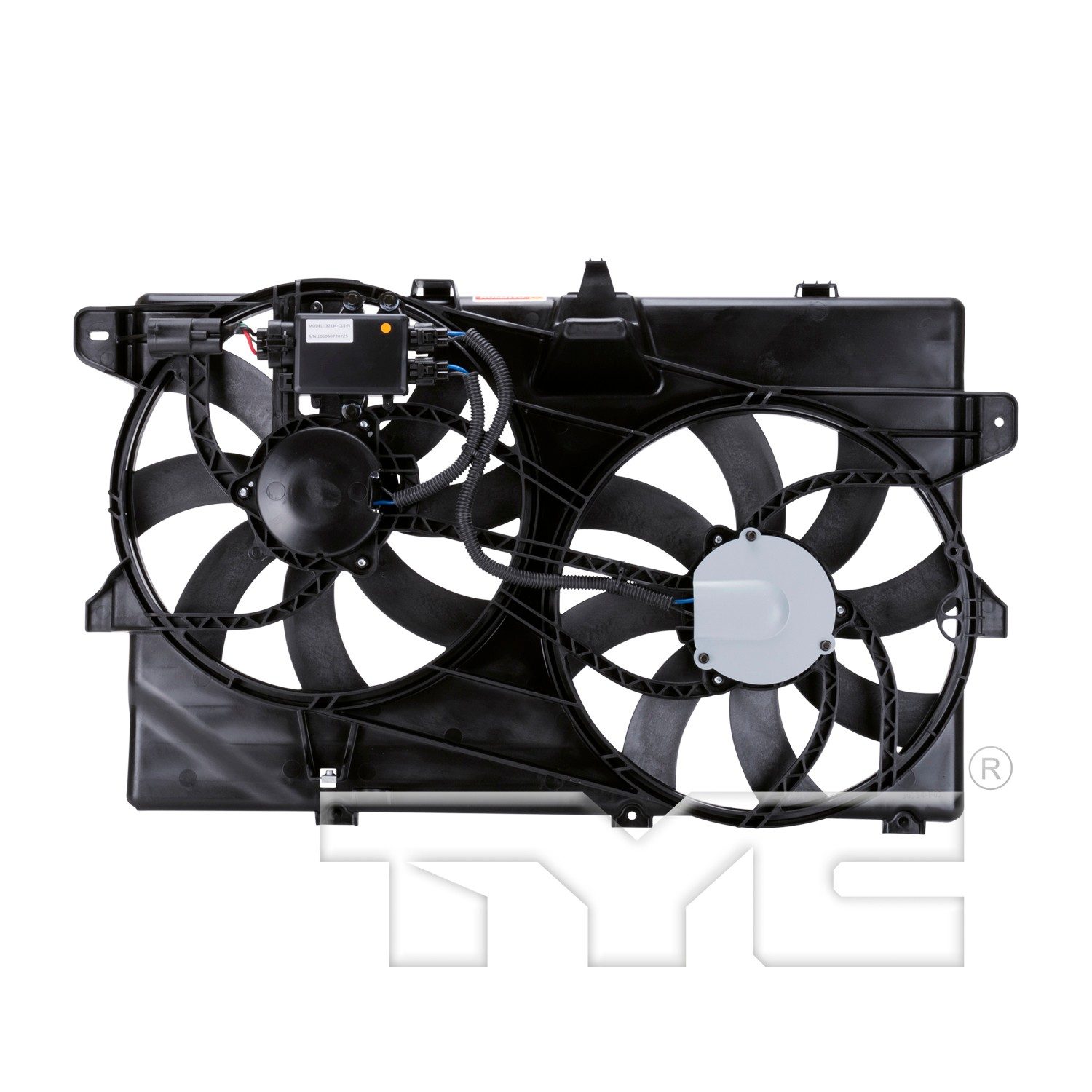 TYC Dual Radiator and Condenser Fan Assembly — image 2