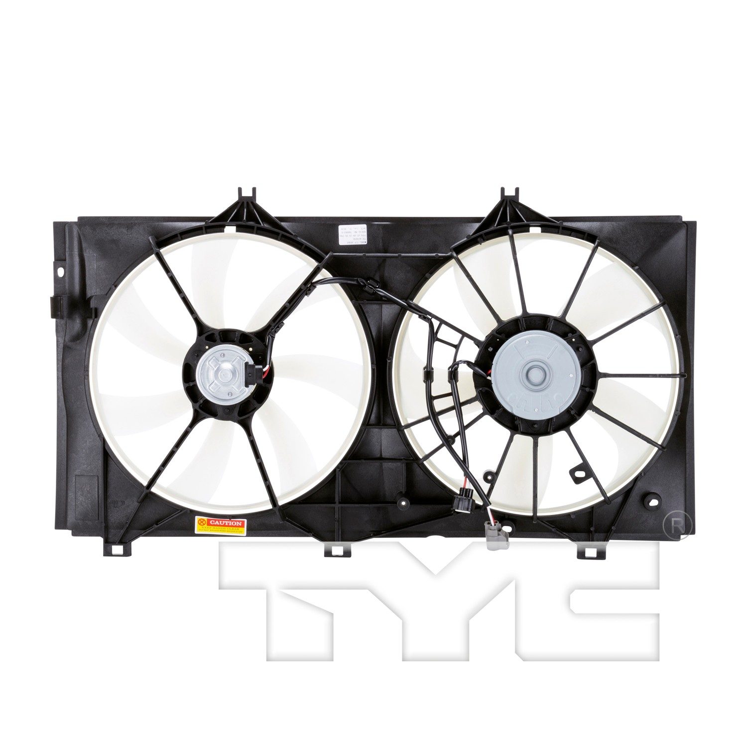 TYC Dual Radiator and Condenser Fan Assembly — image 2