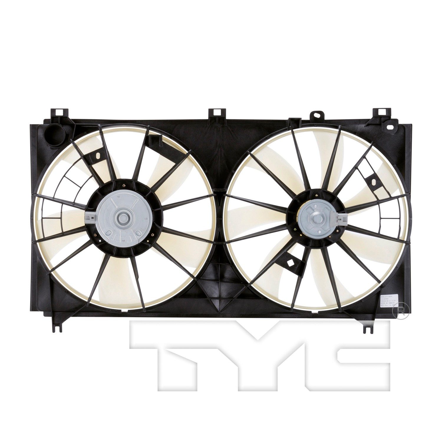 TYC Dual Radiator and Condenser Fan Assembly — image 2