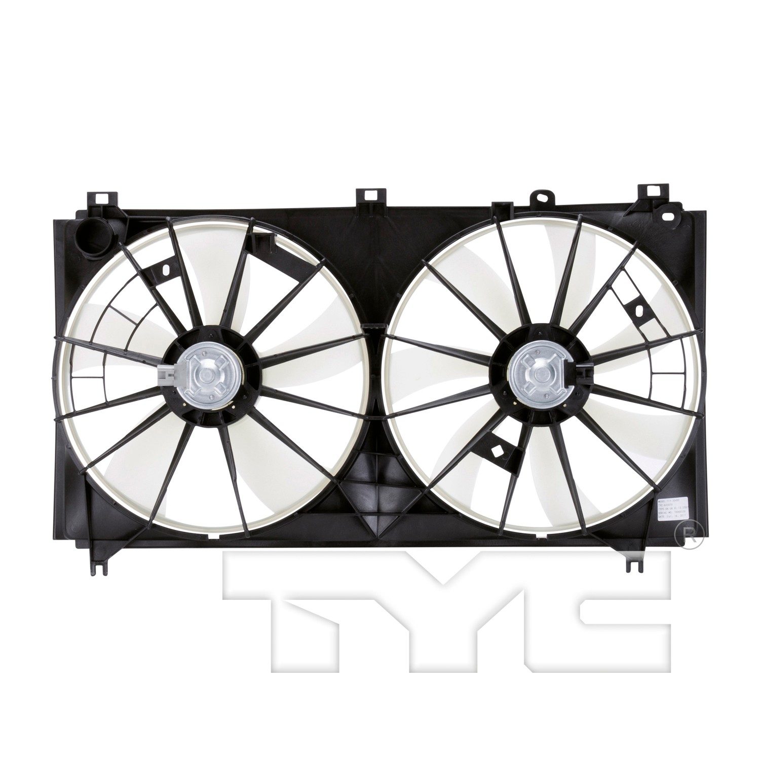 TYC Dual Radiator and Condenser Fan Assembly — image 2