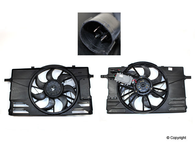 TYC Dual Radiator and Condenser Fan Assembly — image 4