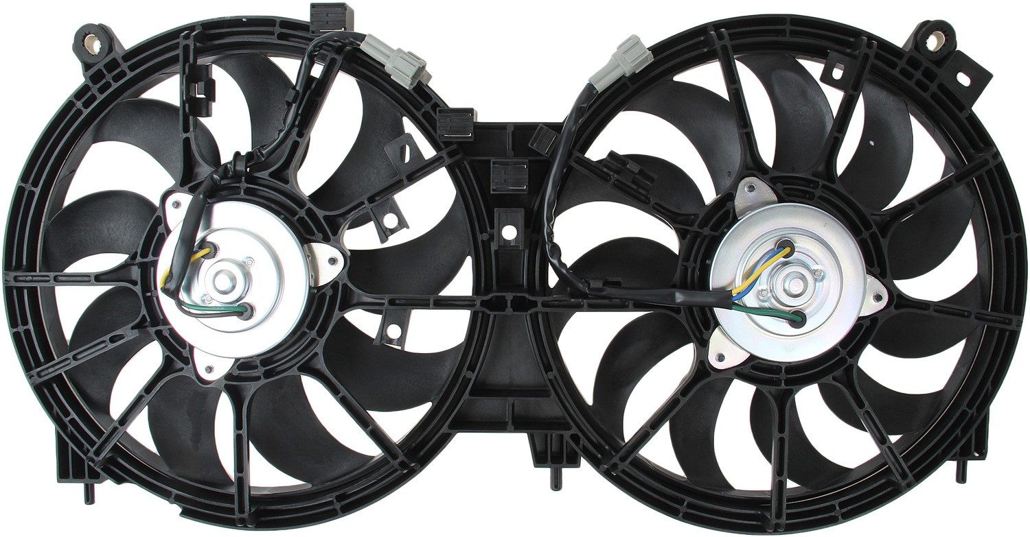 TYC Dual Radiator and Condenser Fan Assembly — image 5