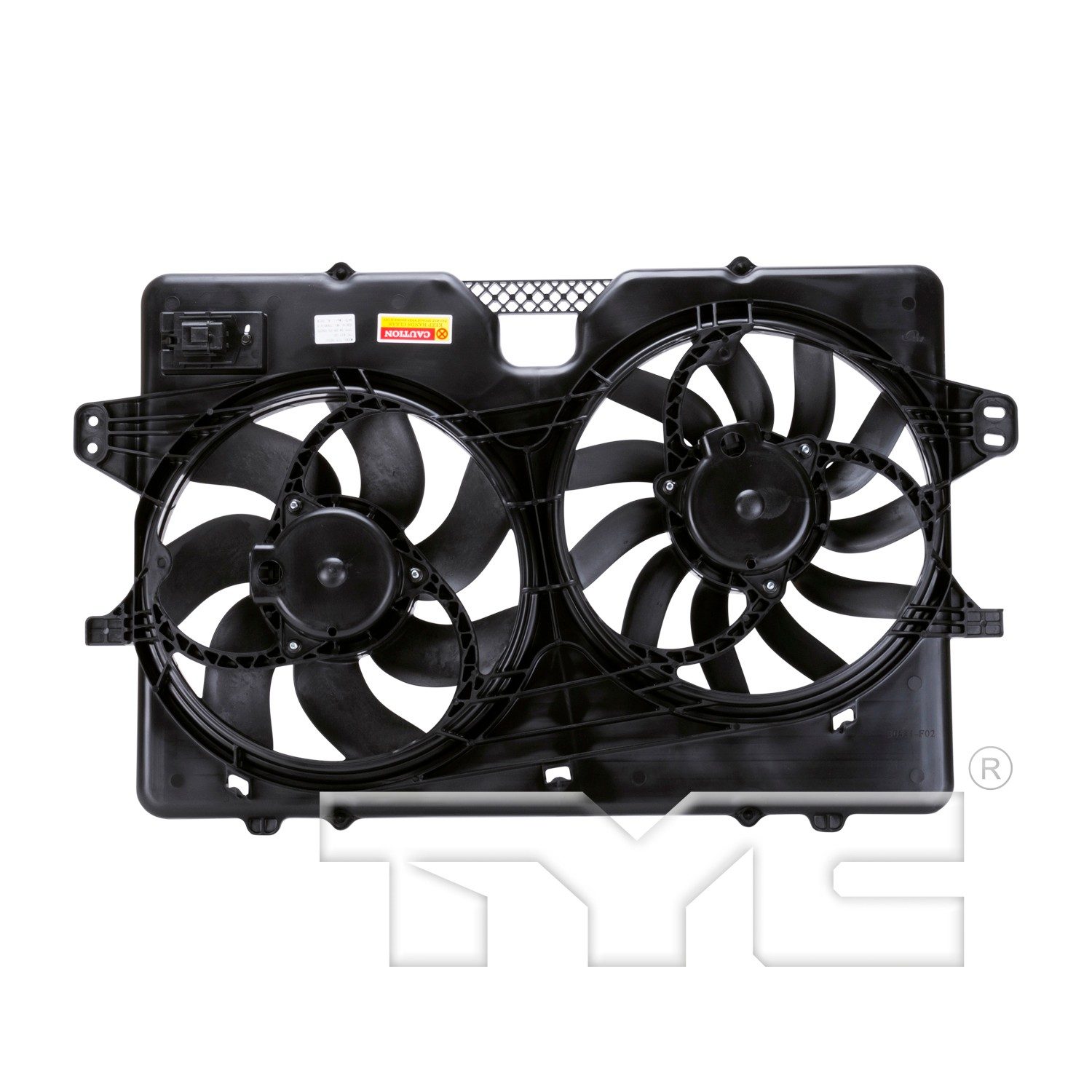 TYC Dual Radiator and Condenser Fan Assembly — image 2