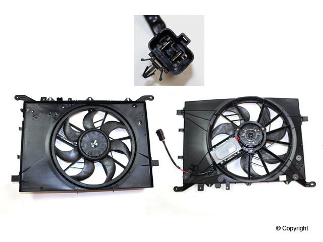 TYC Dual Radiator and Condenser Fan Assembly — image 4