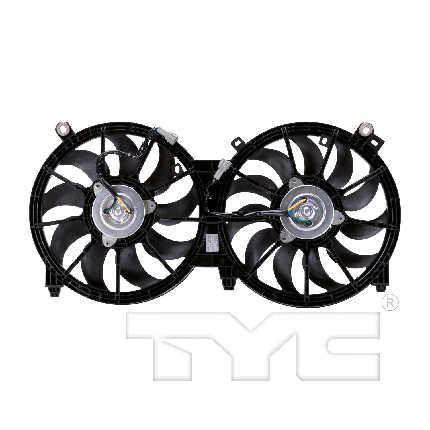 TYC Dual Radiator and Condenser Fan Assembly — image 2
