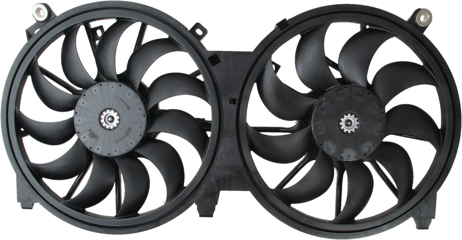 TYC Dual Radiator and Condenser Fan Assembly — image 4