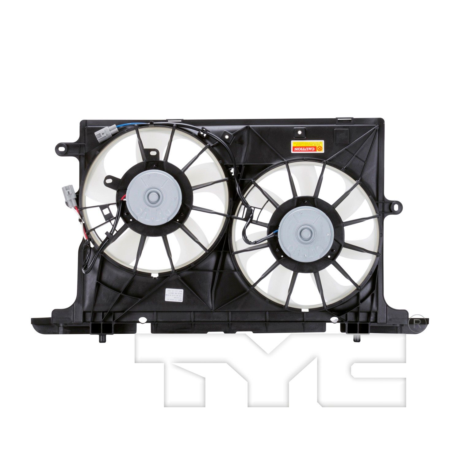 TYC Dual Radiator and Condenser Fan Assembly — image 2