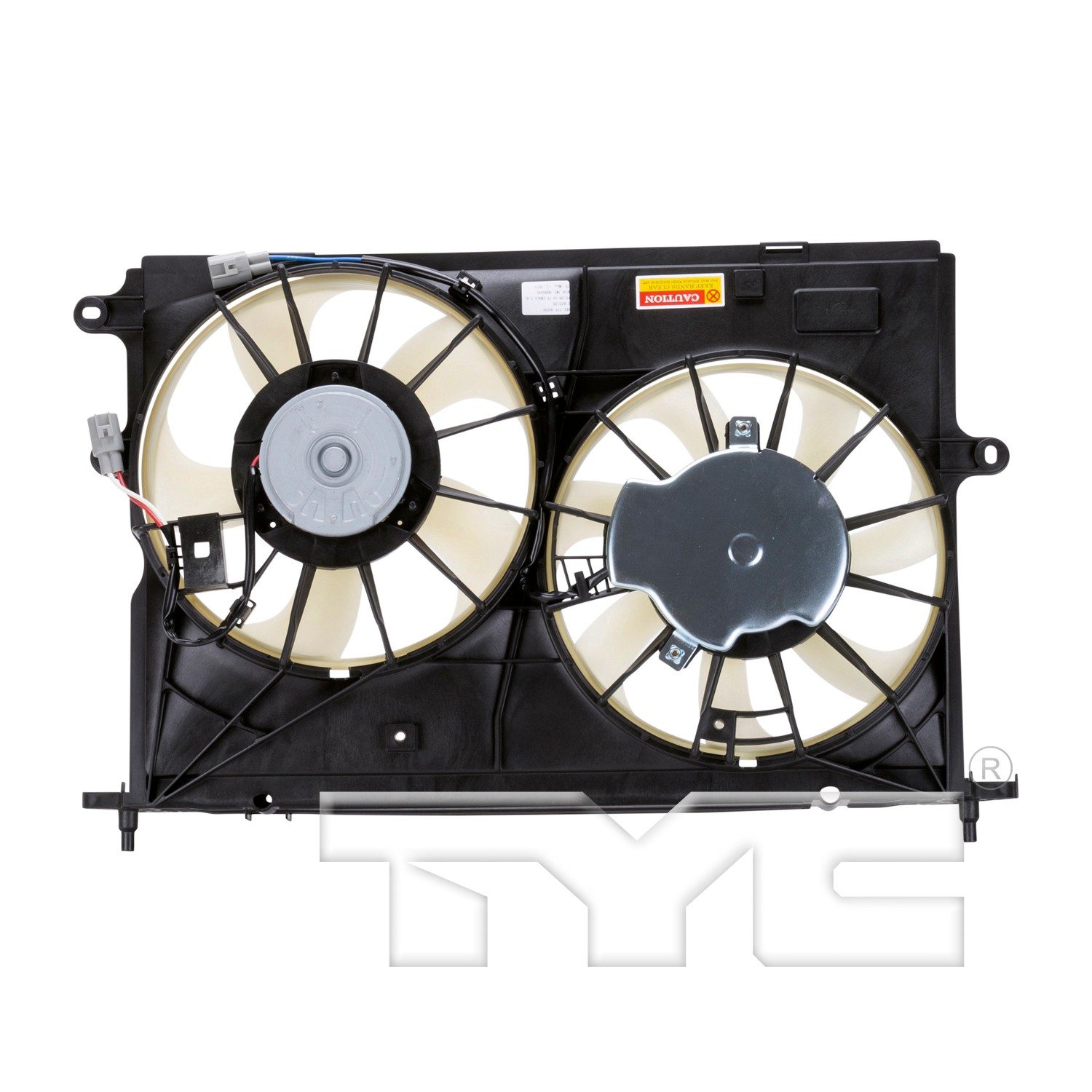 TYC Dual Radiator and Condenser Fan Assembly — image 2