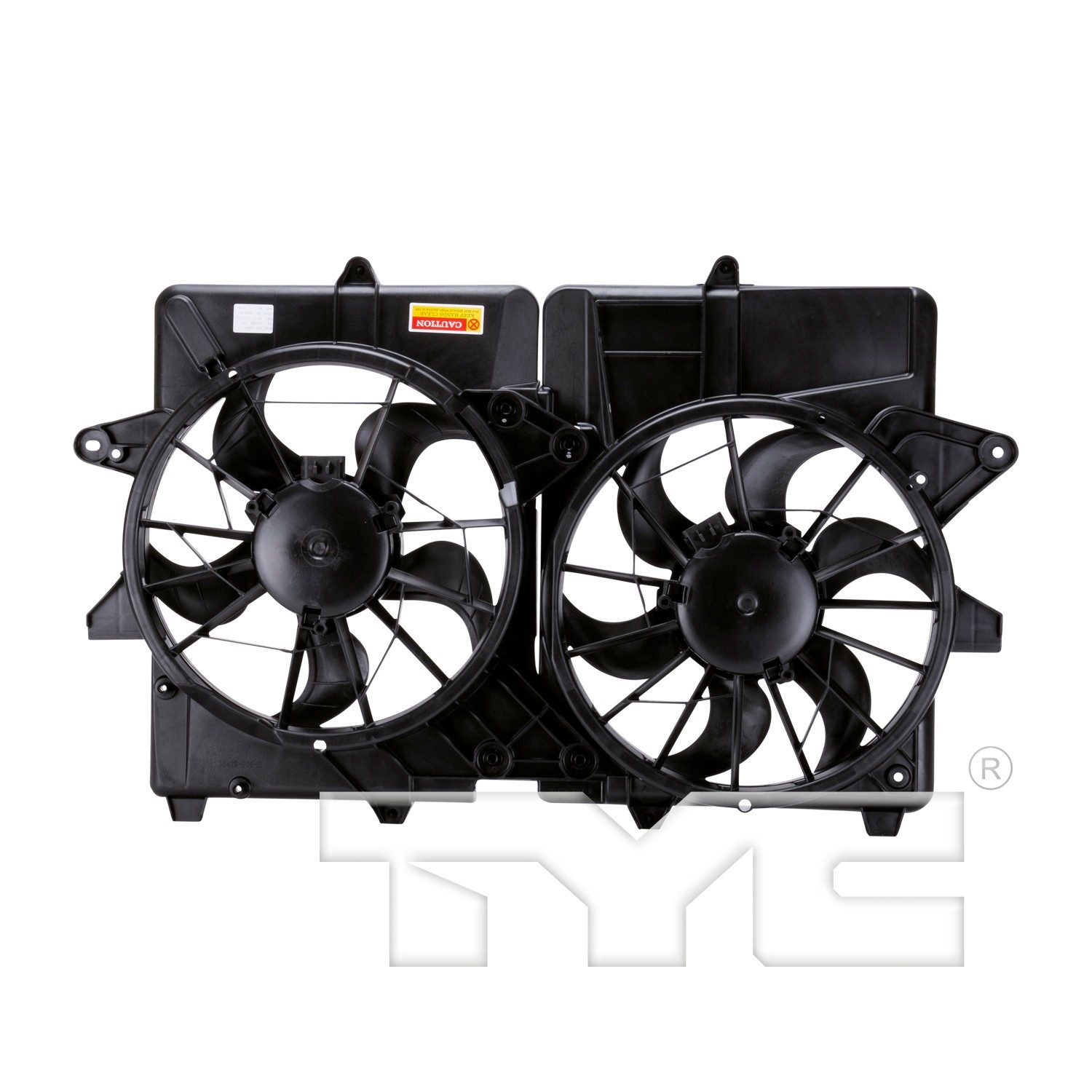 TYC Dual Radiator and Condenser Fan Assembly — image 2