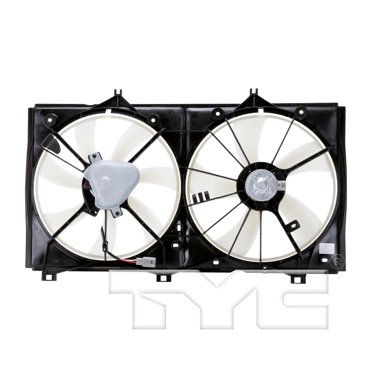 TYC Dual Radiator and Condenser Fan Assembly — image 2