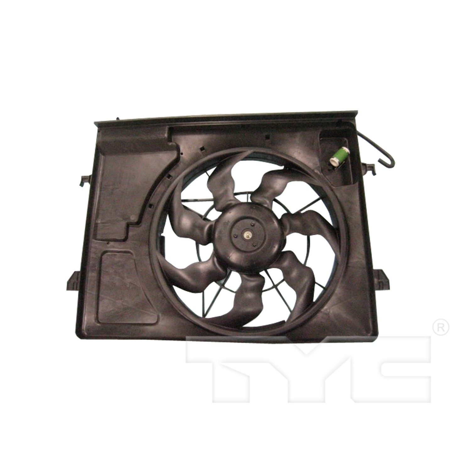 TYC Dual Radiator and Condenser Fan Assembly — image 2