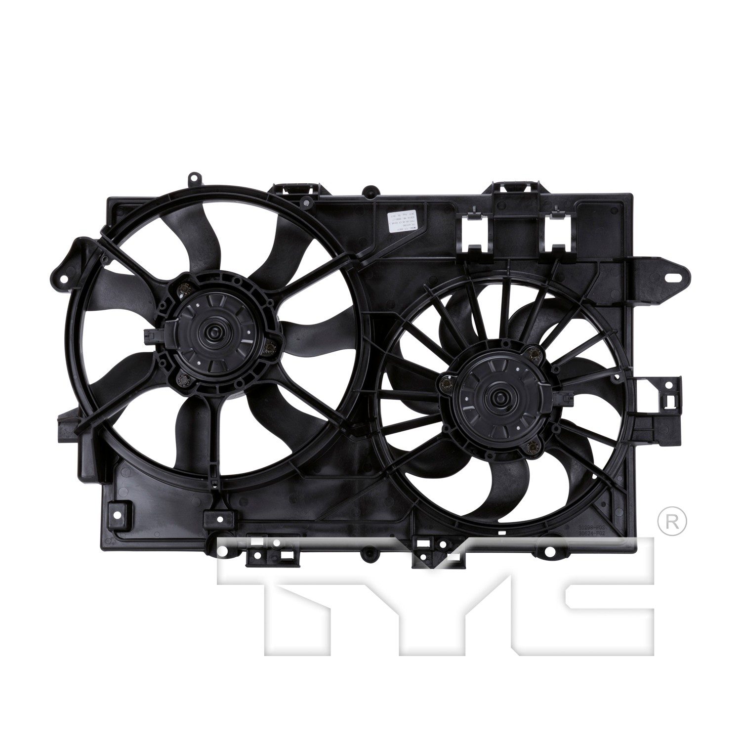 TYC Dual Radiator and Condenser Fan Assembly — image 2