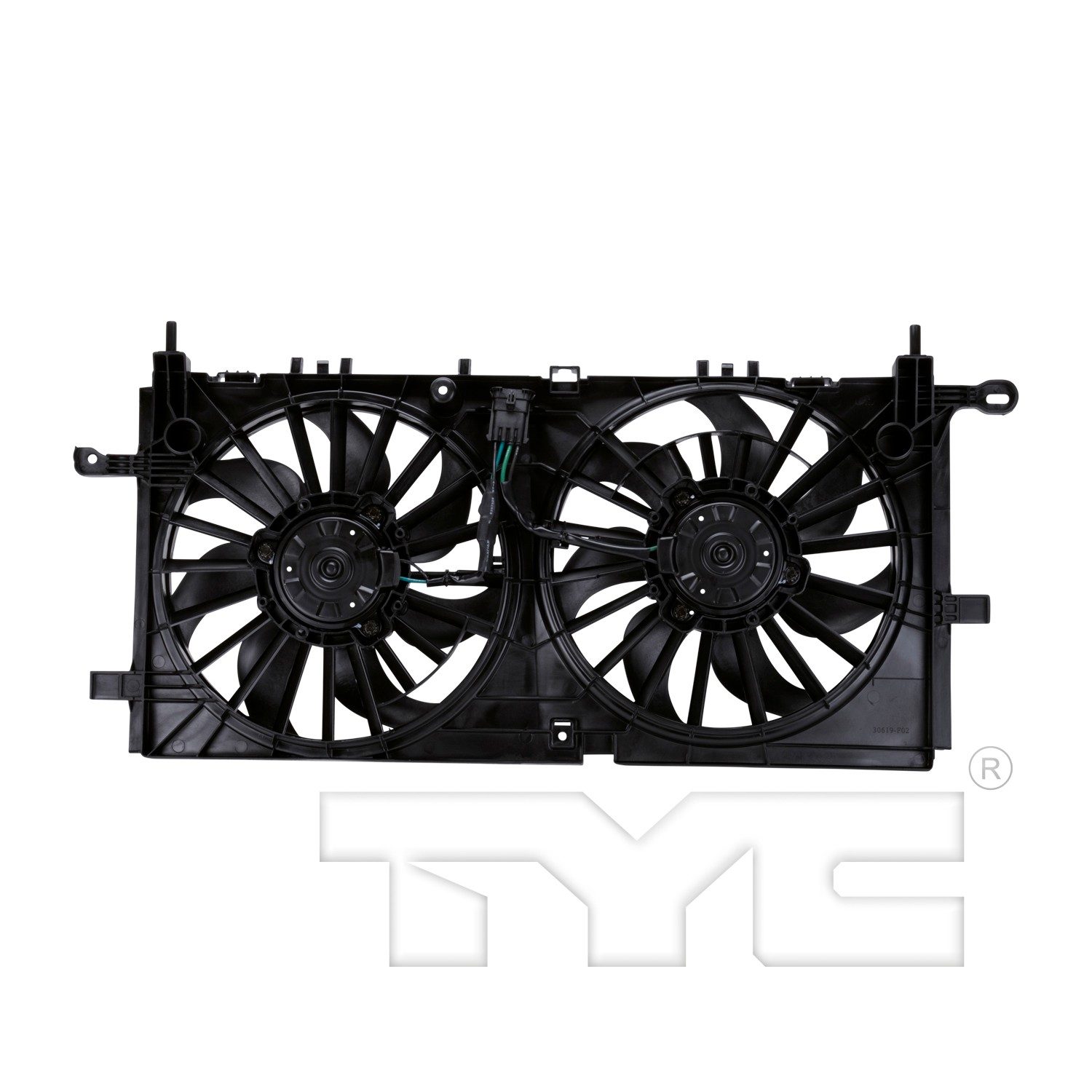 TYC Dual Radiator and Condenser Fan Assembly — image 2