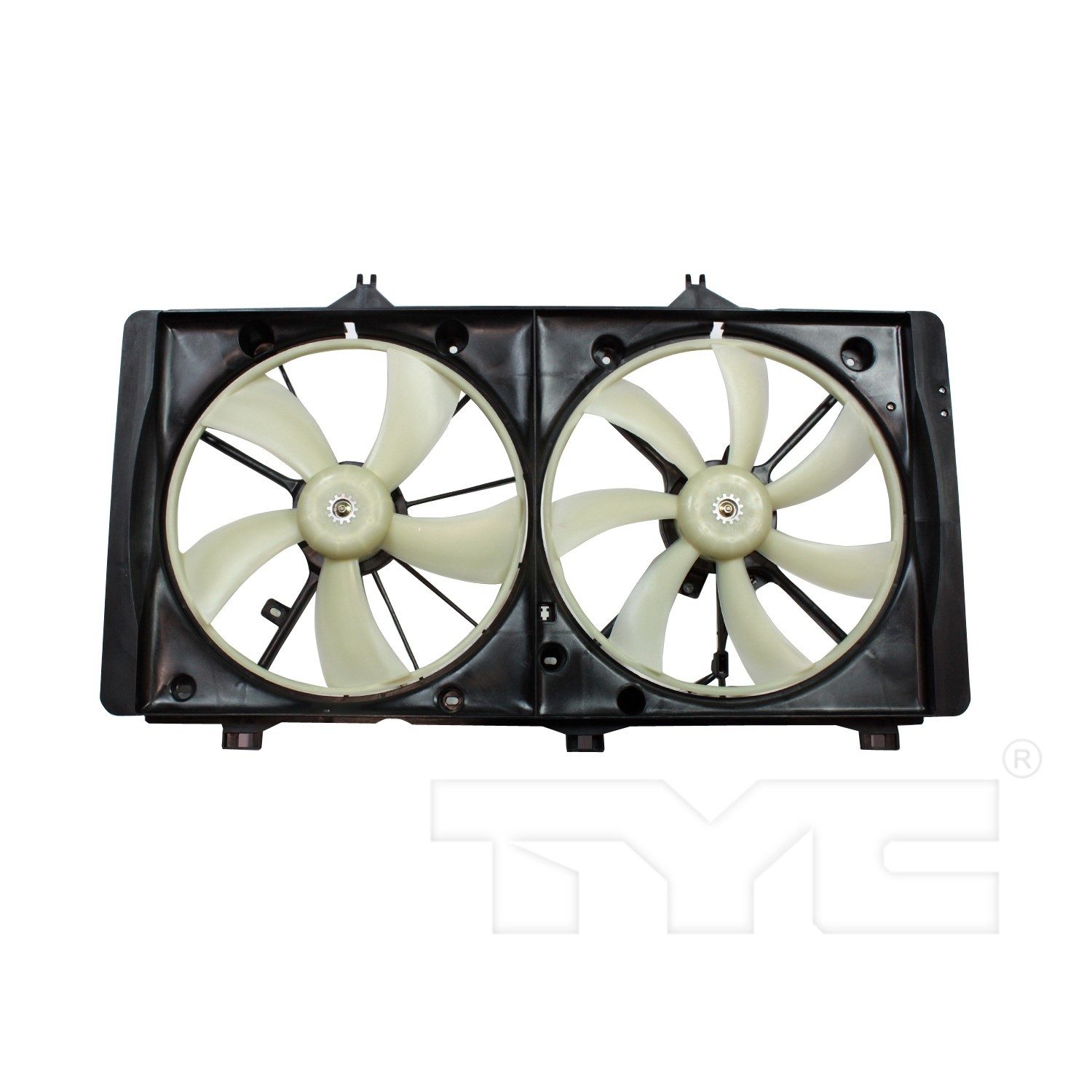 TYC Dual Radiator and Condenser Fan Assembly — image 2