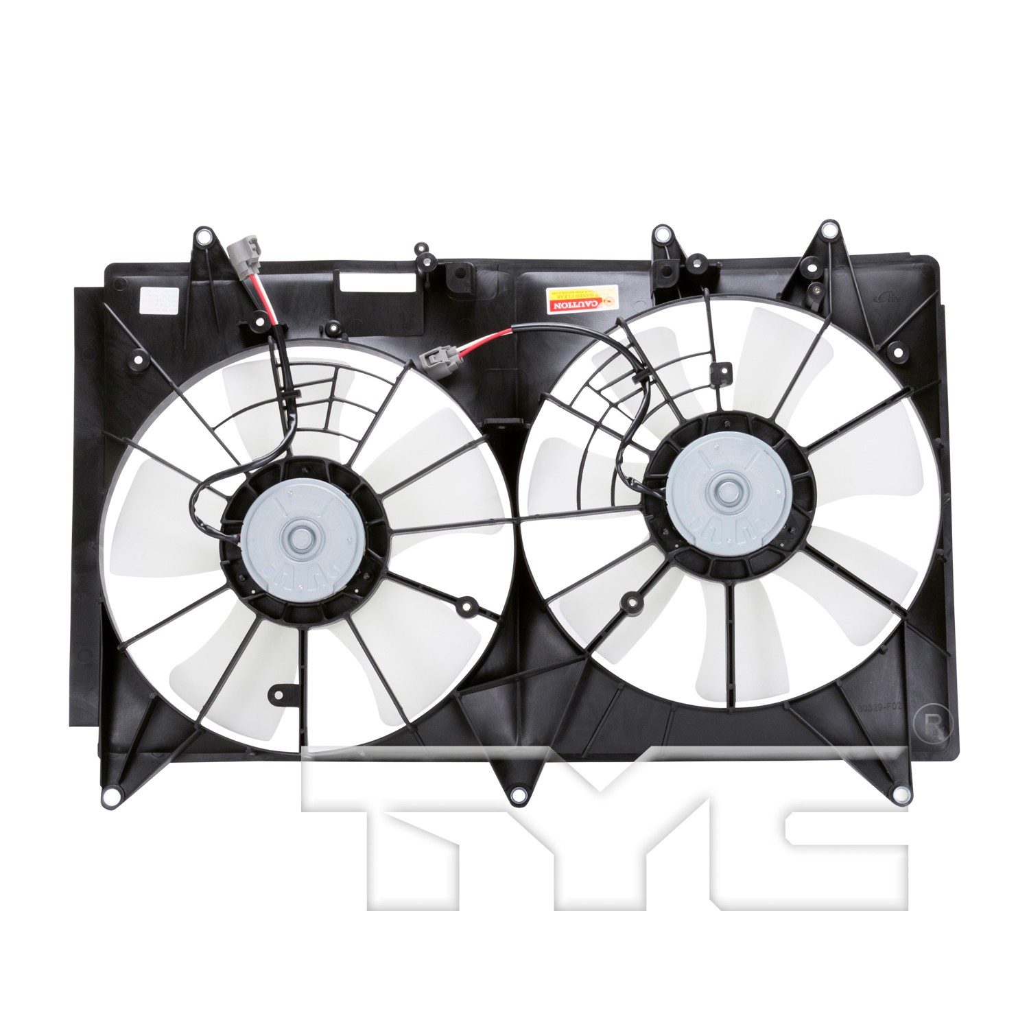 TYC Dual Radiator and Condenser Fan Assembly — image 2