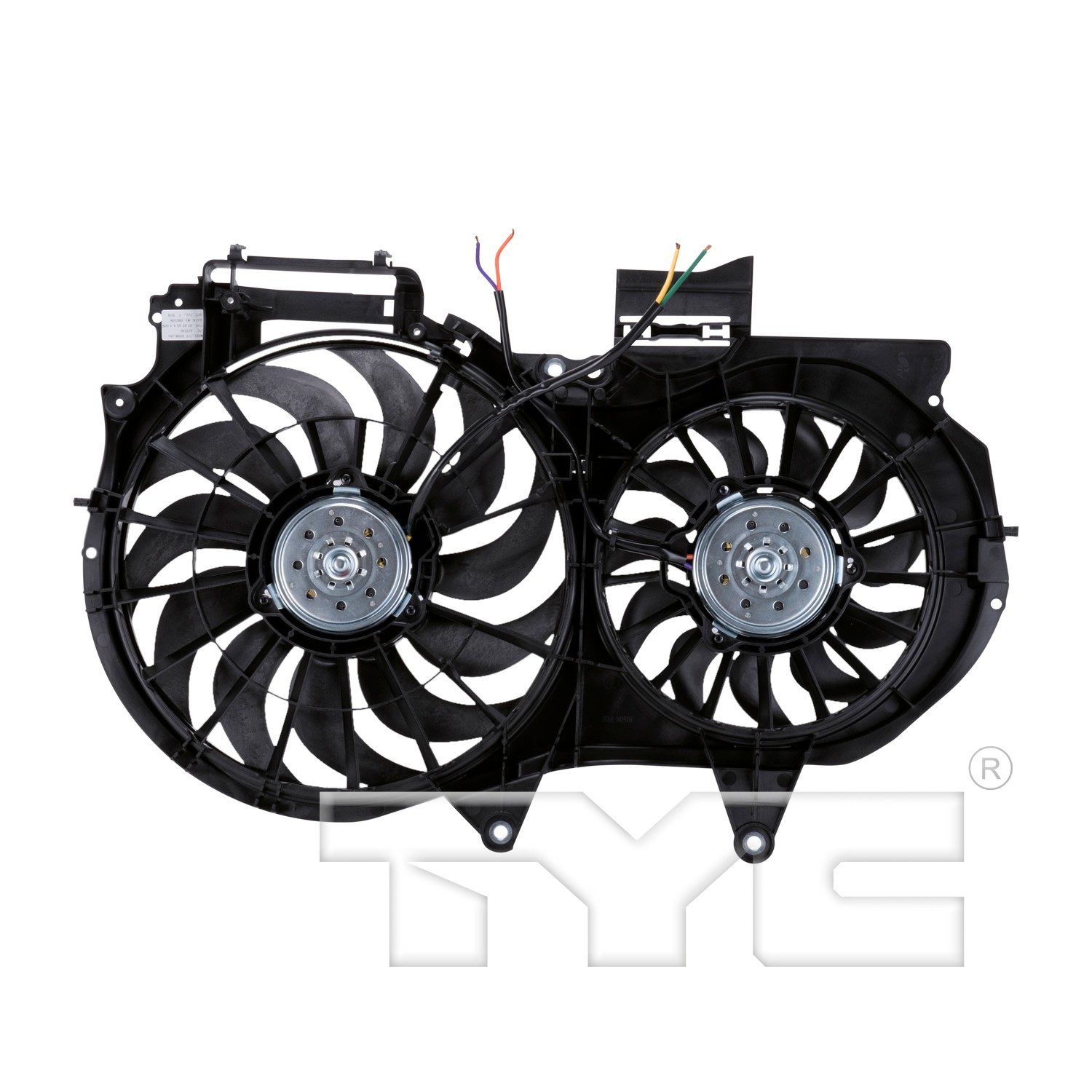 TYC Dual Radiator and Condenser Fan Assembly — image 2