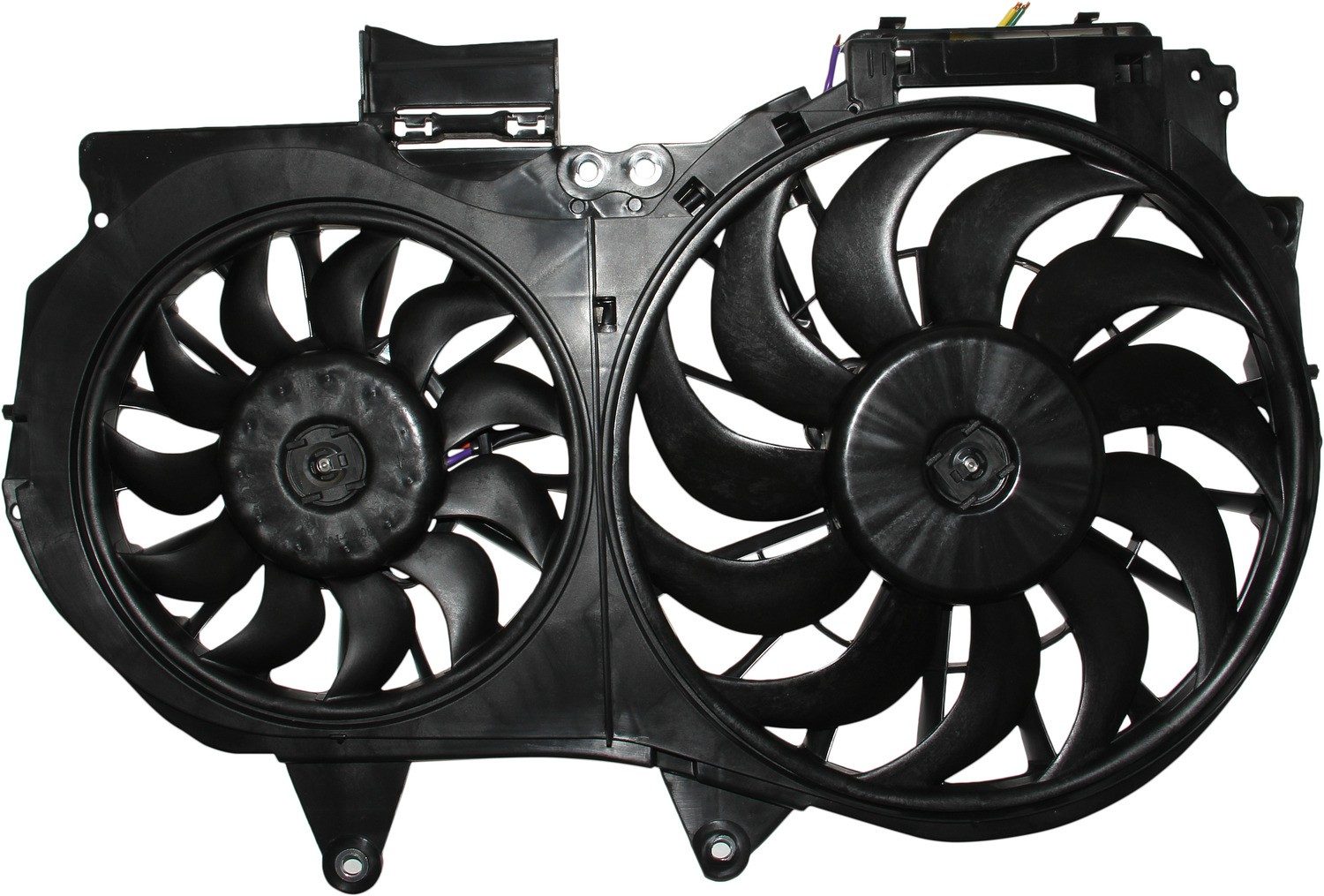 TYC Dual Radiator and Condenser Fan Assembly — image 4