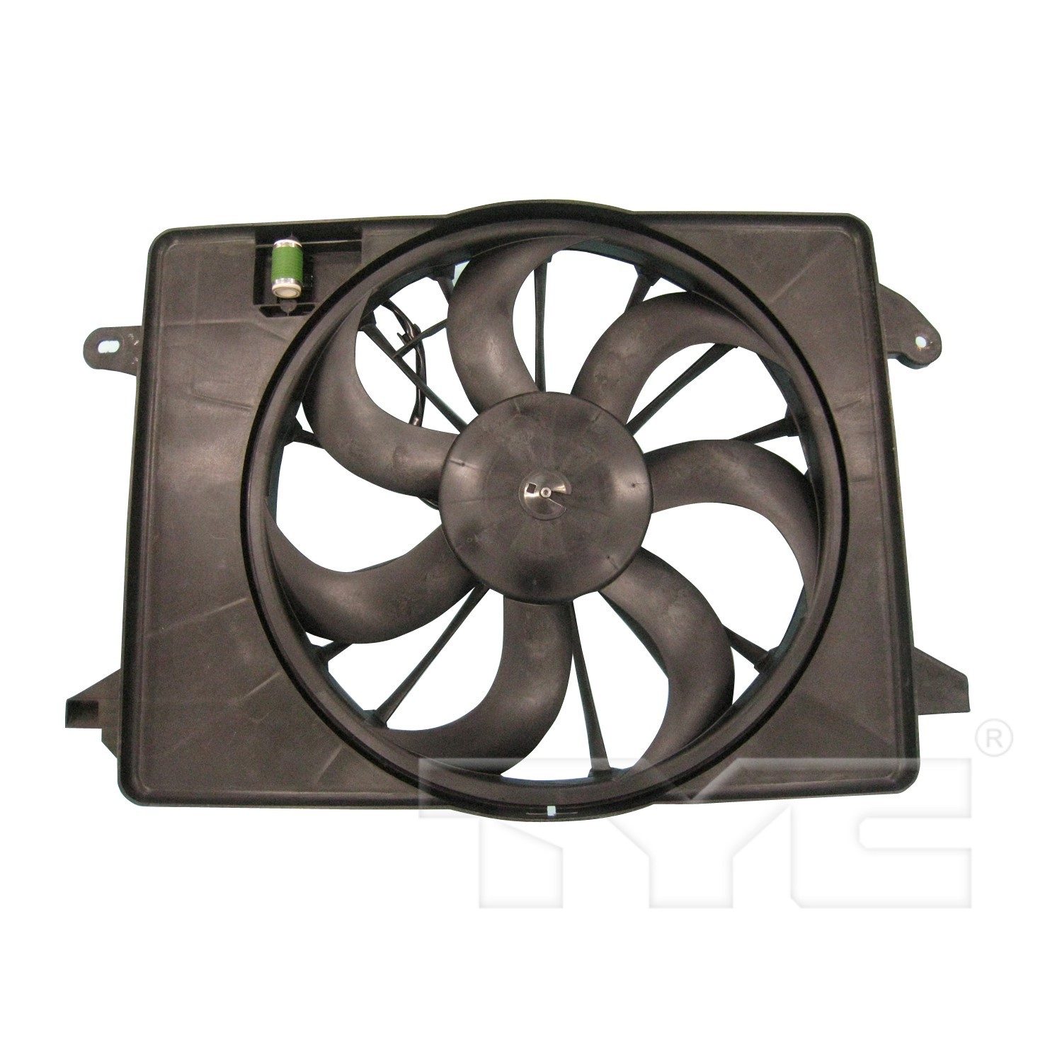 TYC Dual Radiator and Condenser Fan Assembly — image 2