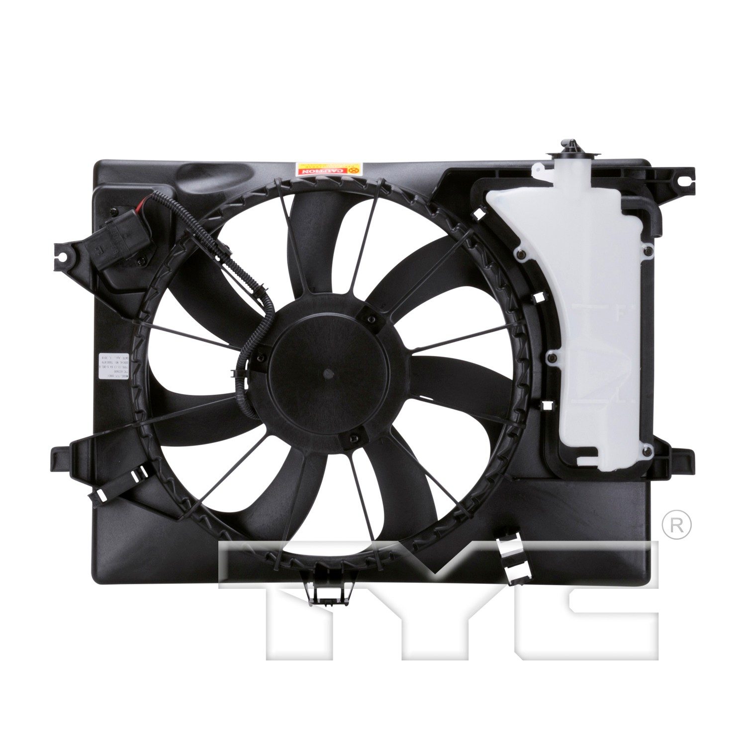 TYC Dual Radiator and Condenser Fan Assembly — image 2