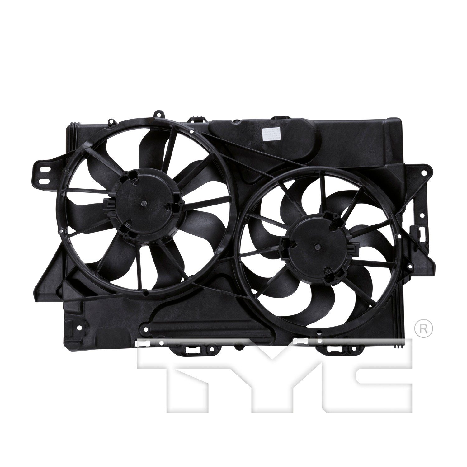 TYC Dual Radiator and Condenser Fan Assembly — image 2