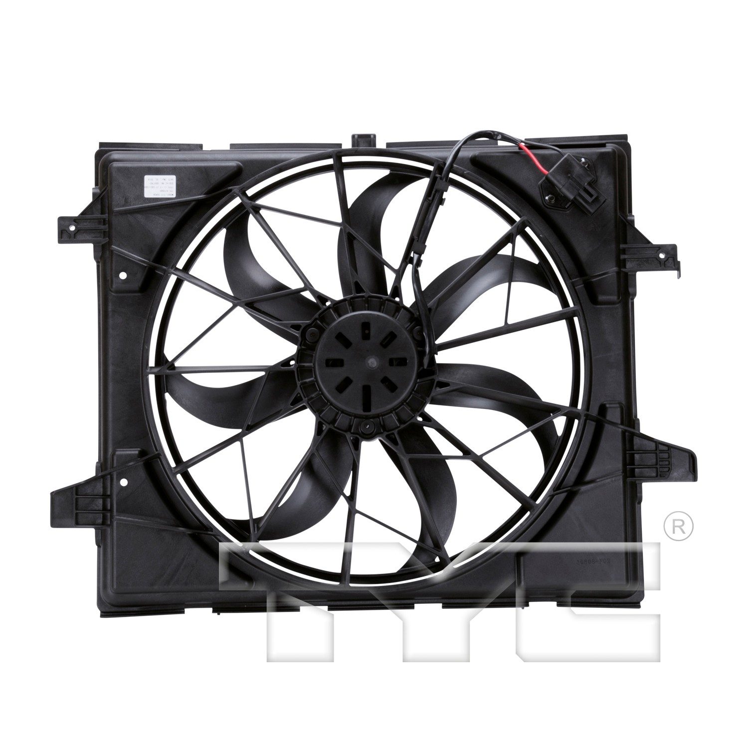 TYC Dual Radiator and Condenser Fan Assembly — image 2
