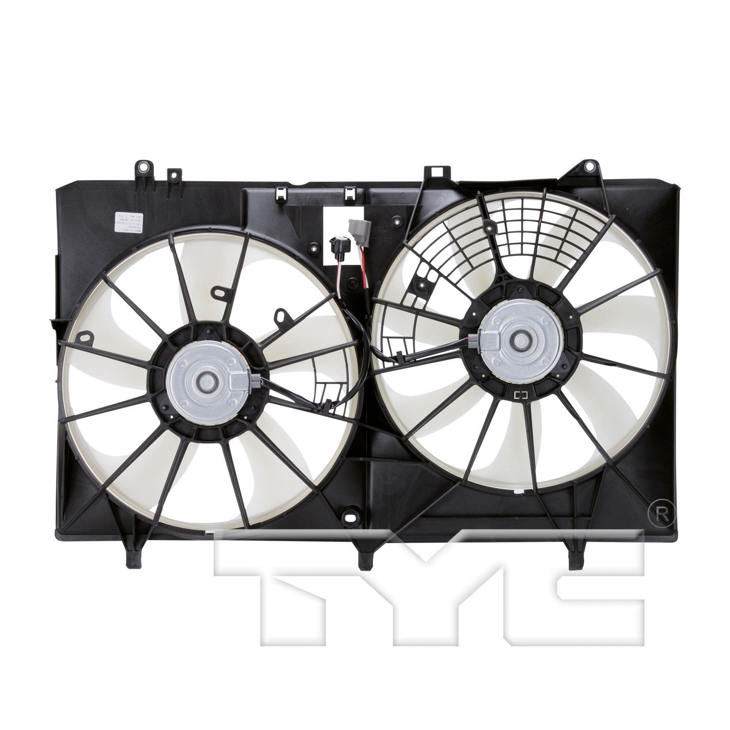 TYC Dual Radiator and Condenser Fan Assembly — image 2