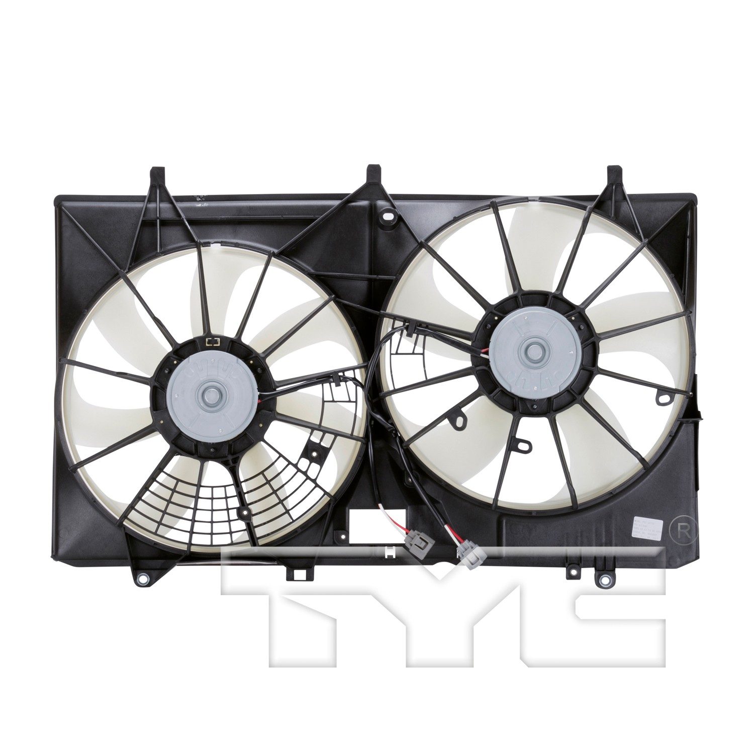TYC Dual Radiator and Condenser Fan Assembly — image 2