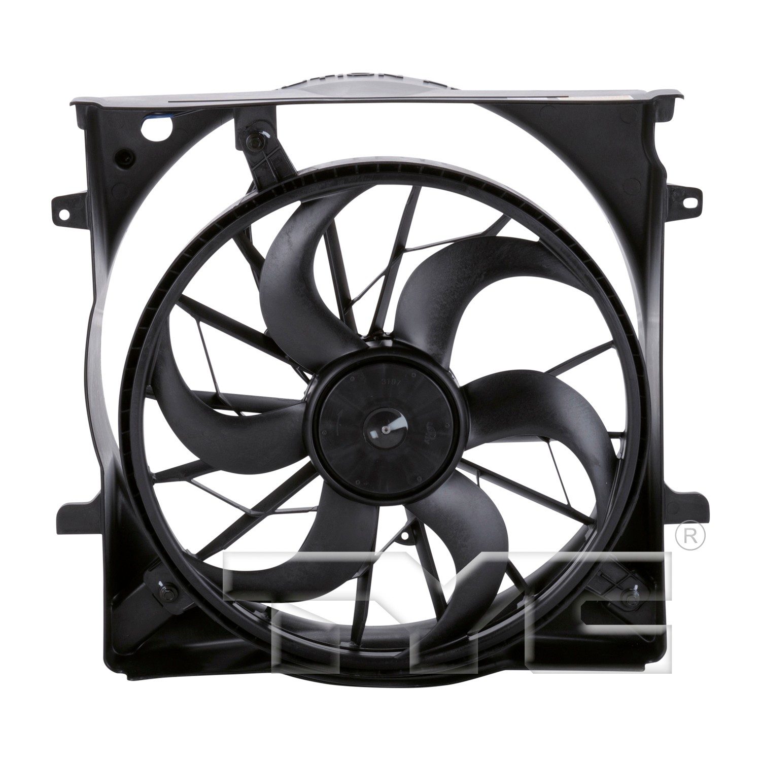 TYC Dual Radiator and Condenser Fan Assembly