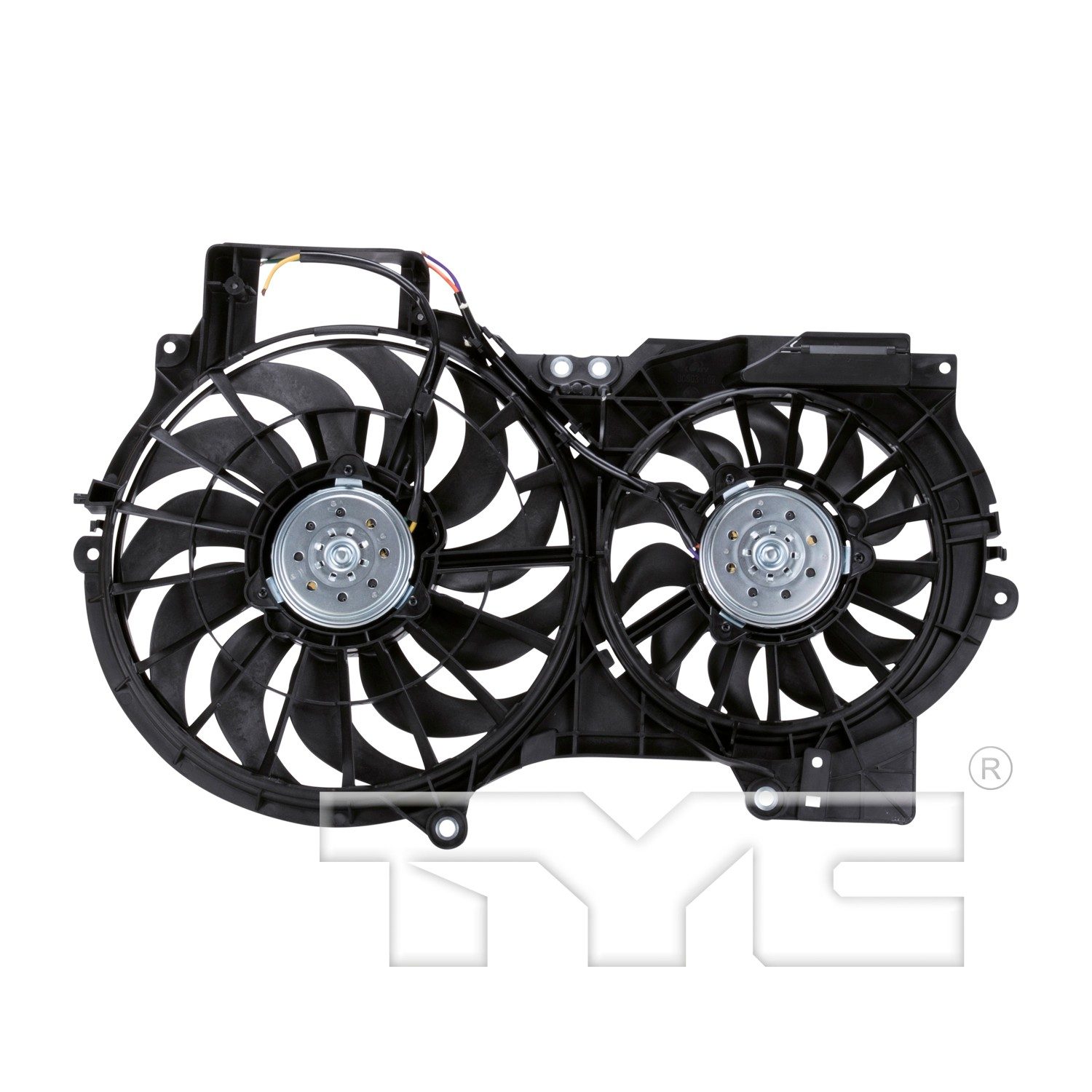 TYC Dual Radiator and Condenser Fan Assembly — image 2
