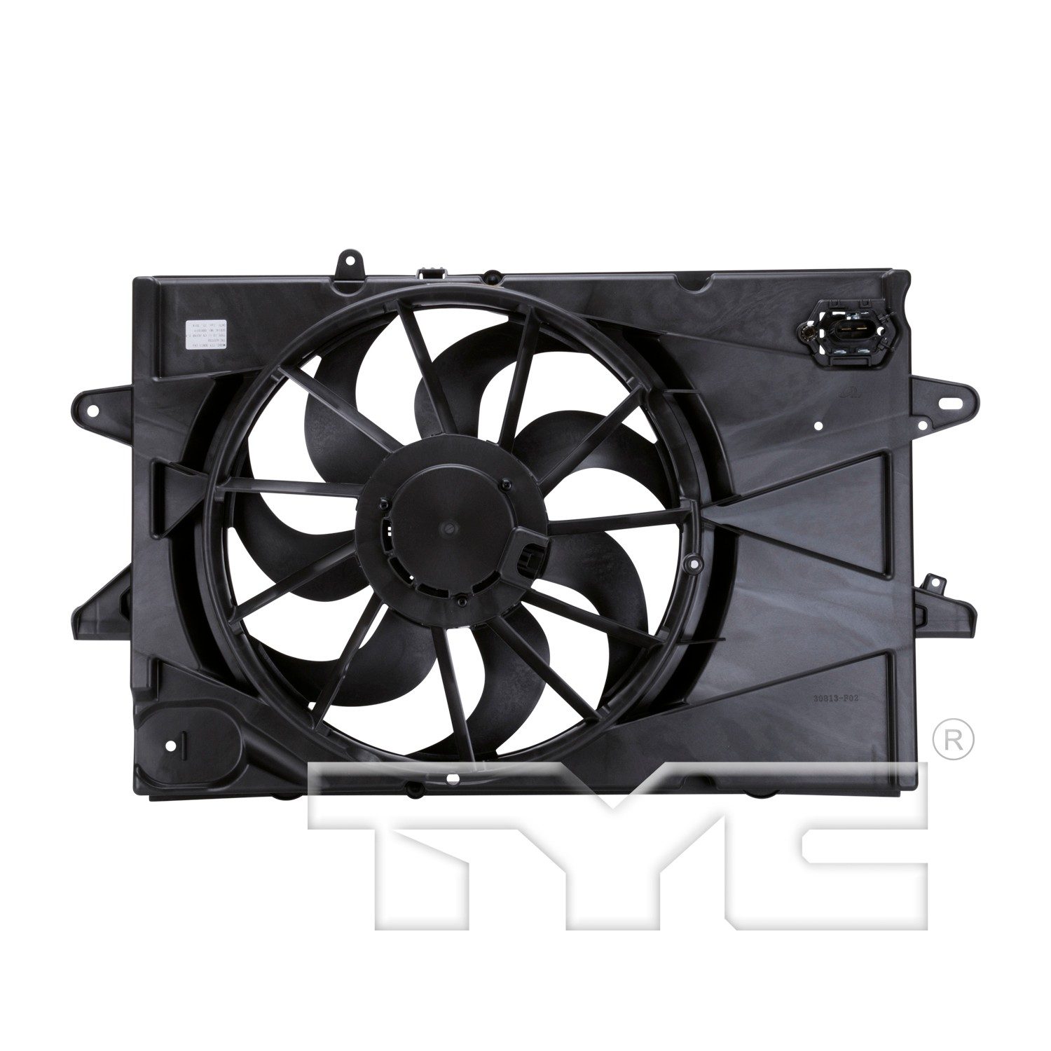 TYC Dual Radiator and Condenser Fan Assembly — image 2