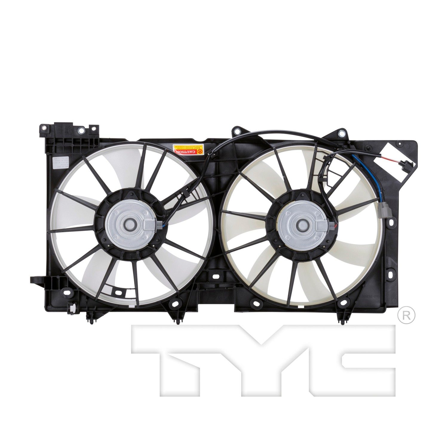 TYC Dual Radiator and Condenser Fan Assembly — image 2